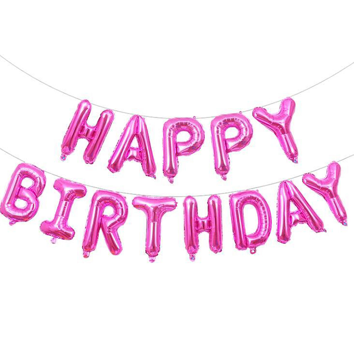 Happy Bırthday Pembe Folyo Balon