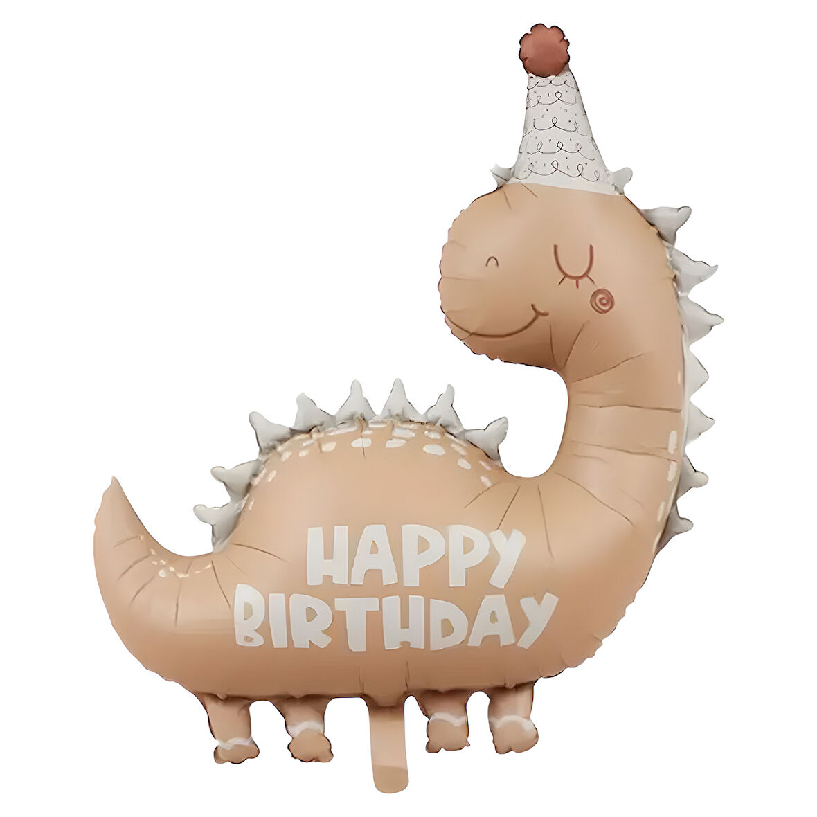 Retro Happy Bırthday Dinozor Folyo Balon 80x77 cm