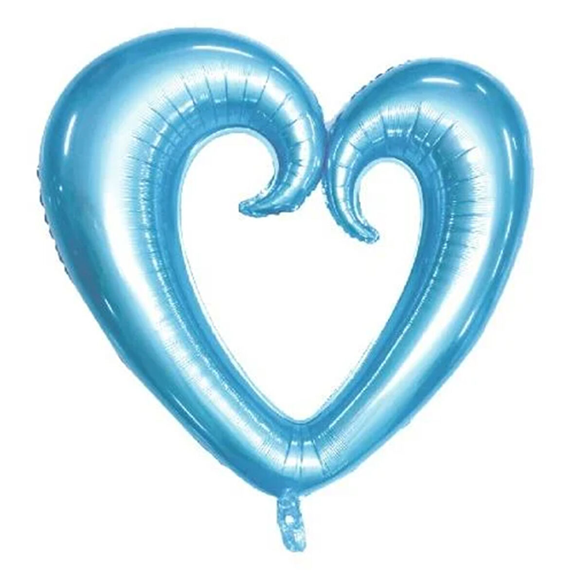 Kalp Folyo Balon Mavi 96x109 cm