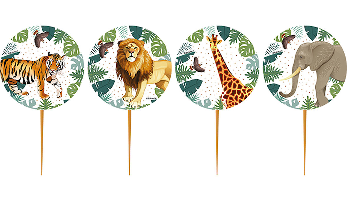 Wıld Lıfe Temalı Kürdan 10 Adet