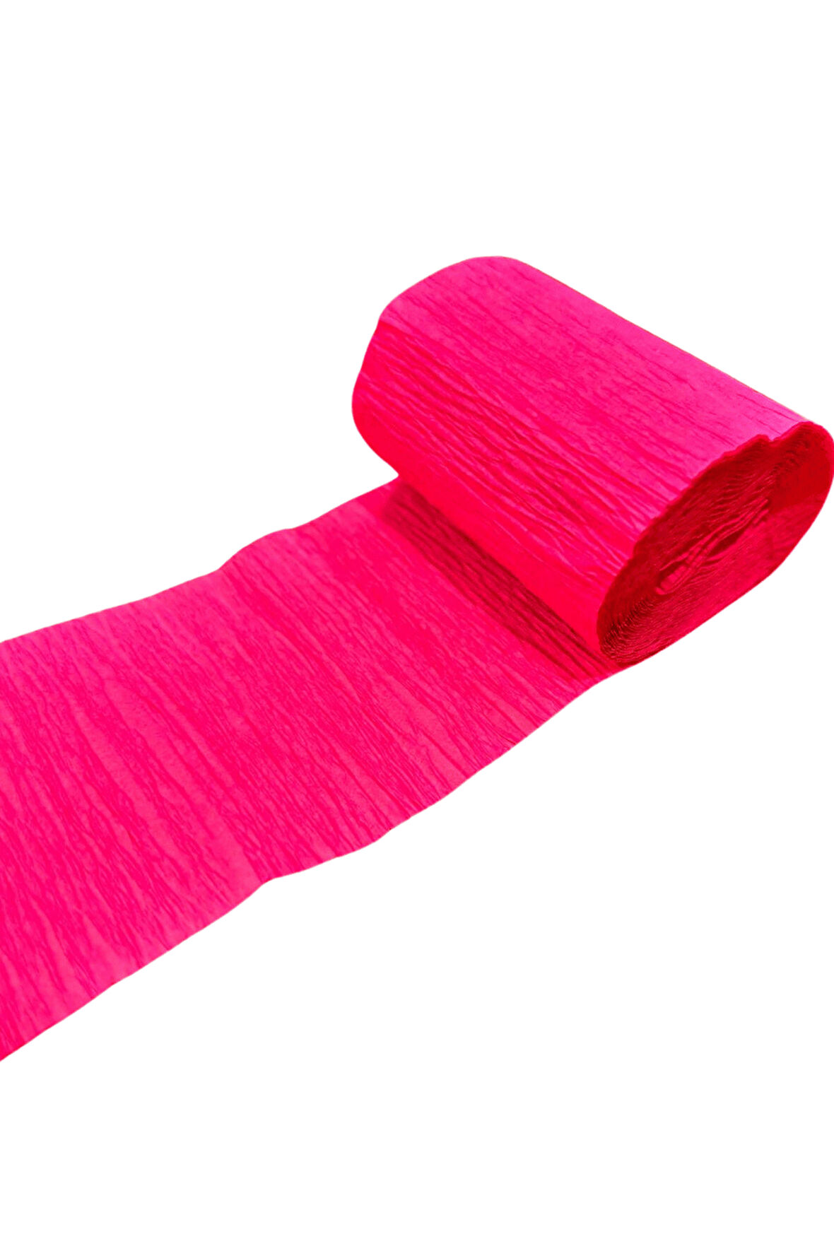 İtalyan Krapon Kağıdı Dekor Süs 6 lı Fuşya 5x2,2 Metre