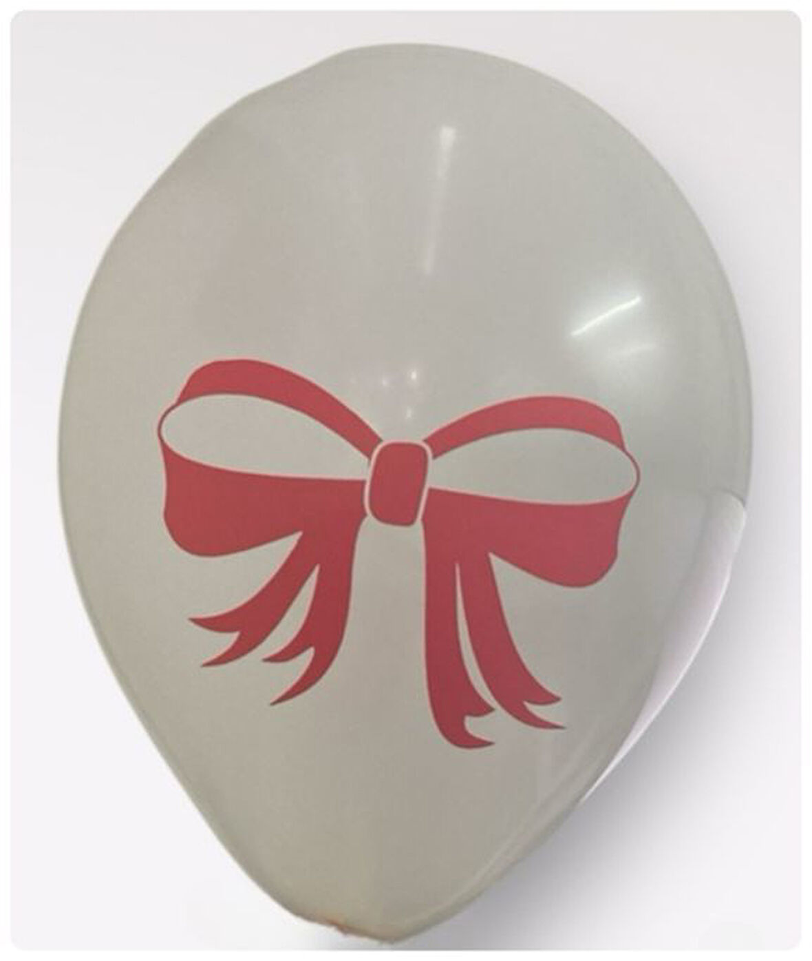 Fiyonk Temalı Baskılı Beyaz Balon 10 Adet