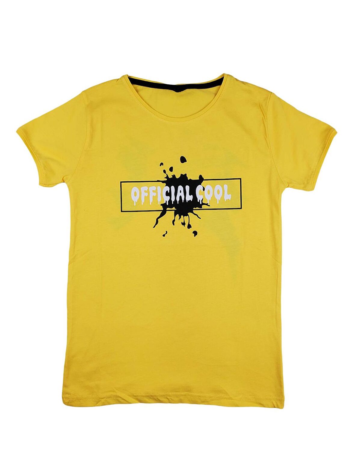 Erkek Çocuk T-Shirt Kısa Kollu Penye 12-16 Yaş Official Cool