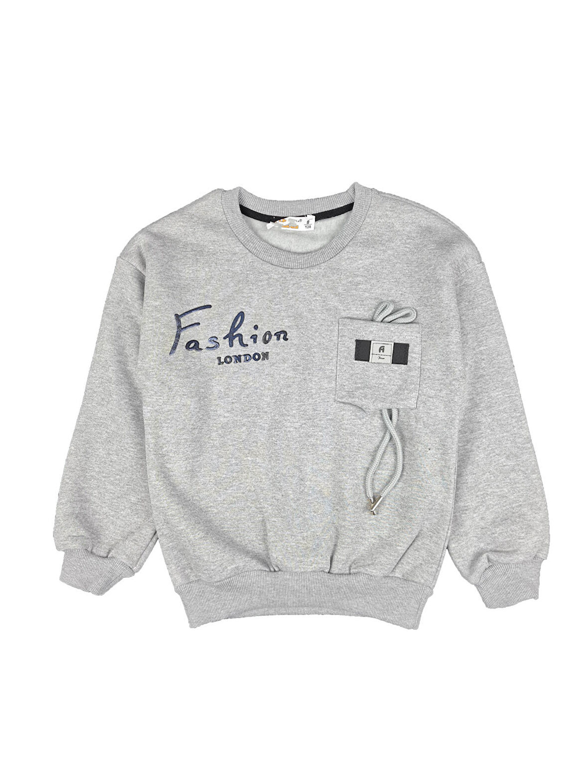 Kız Çocuk Üç İplik London Baskılı Sweatshirt Fashion