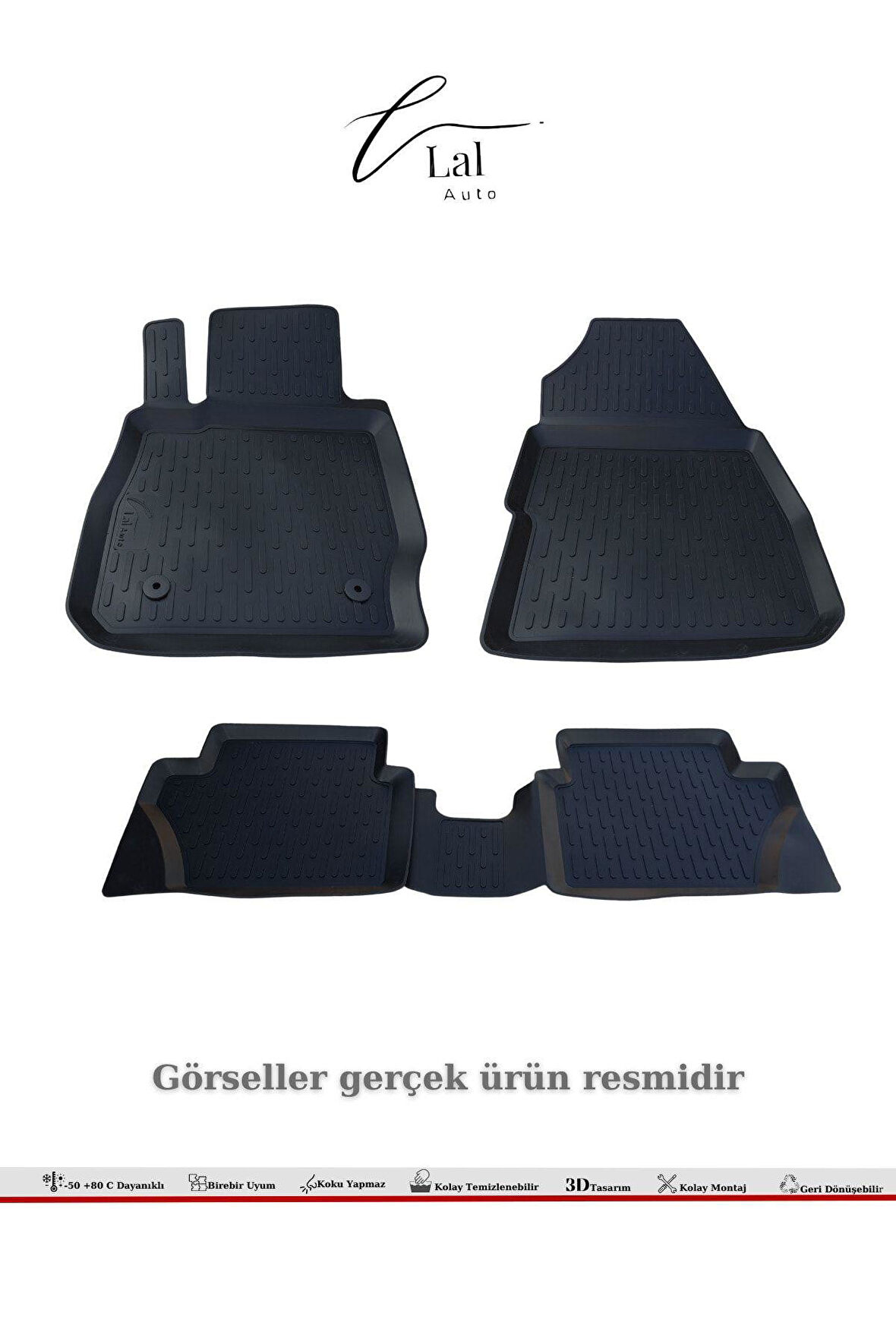 Ford Fiesta 2009-2017 3D Havuzlu Paspas Bagaj Havuzu Seti