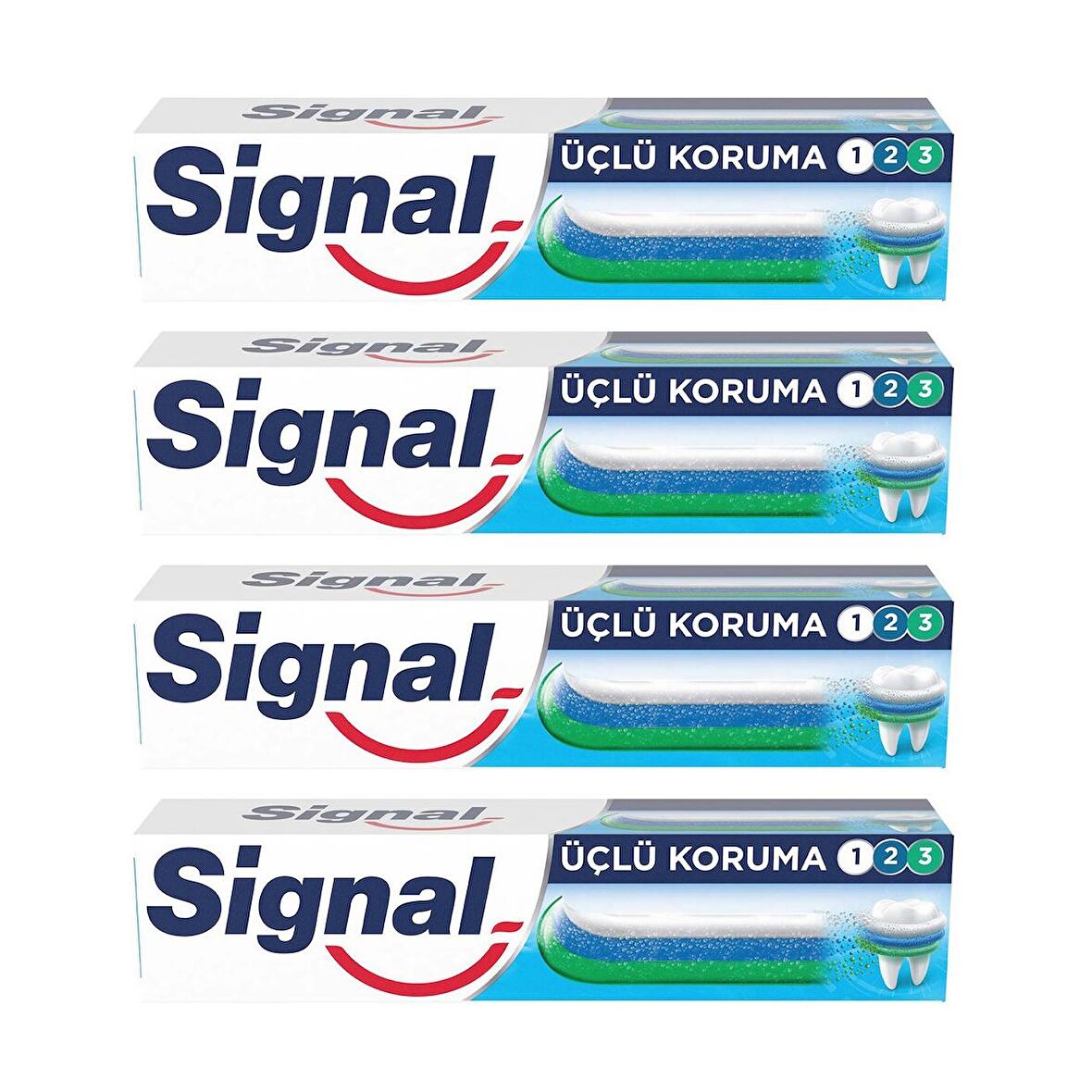 Signal Üçlü Koruma 50 ml Diş Macunu x 4 Adet