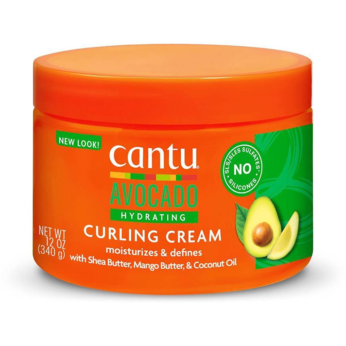 Cantu Avokado Kıvırcık ve Dalgalı Saçlar İçin Nemlendirici Bukle Belirginleştirici 340 gr
