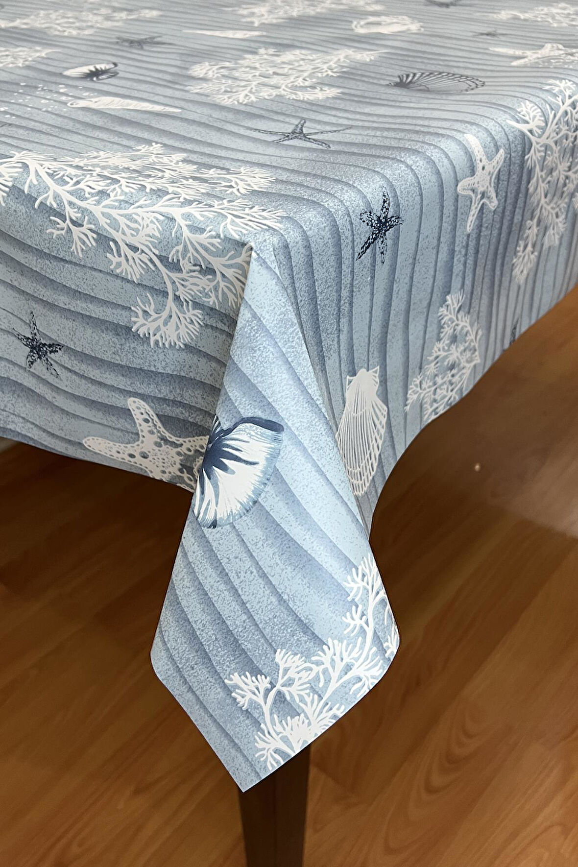 Pvc elyaf tabanlı Silinebilir Muşamba Masa Örtüsü_Deniz_1227