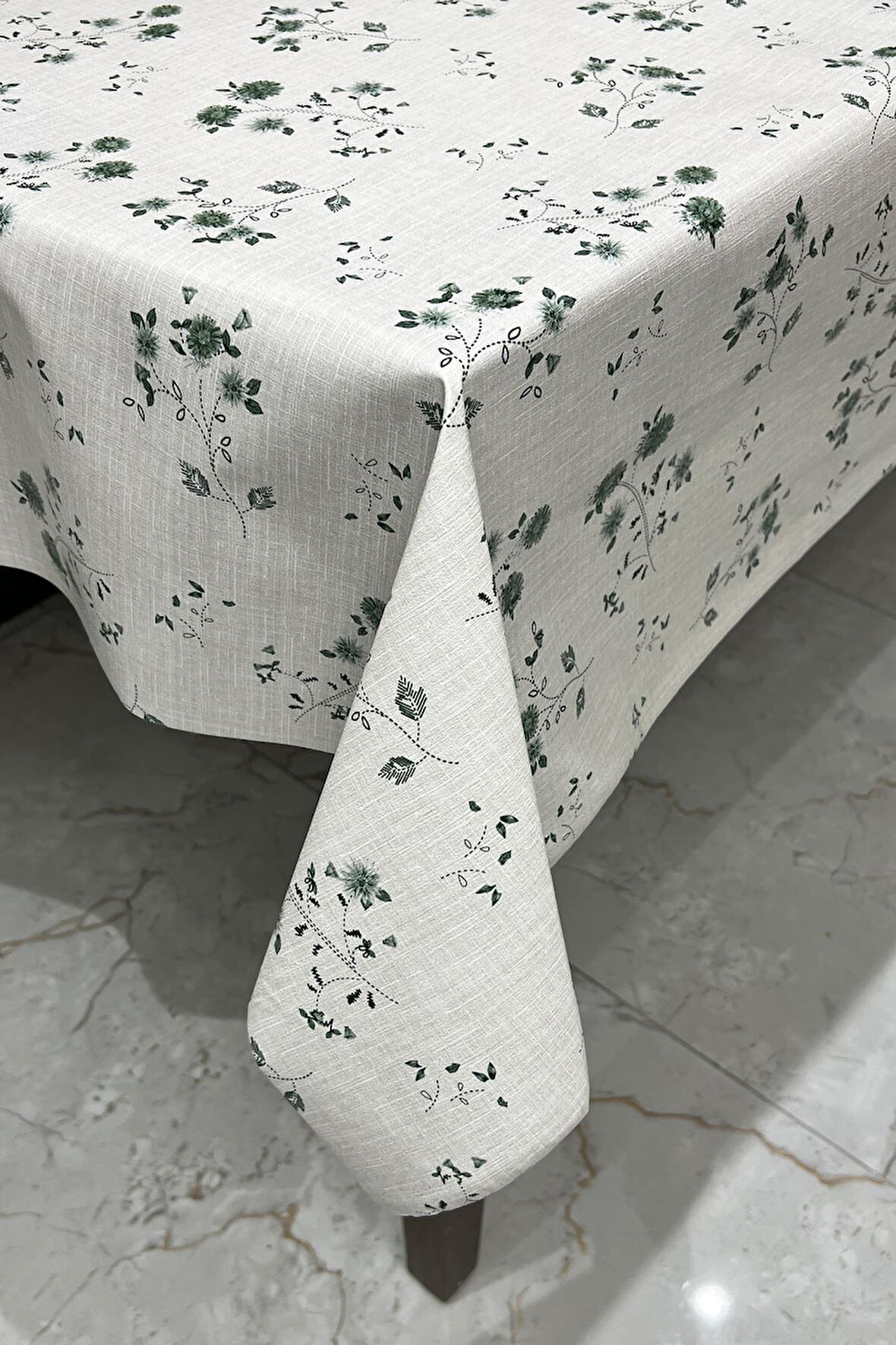 Pvc kaymaz elyaf tabanlı Silinebilir Muşamba Masa Örtüsü_12-A