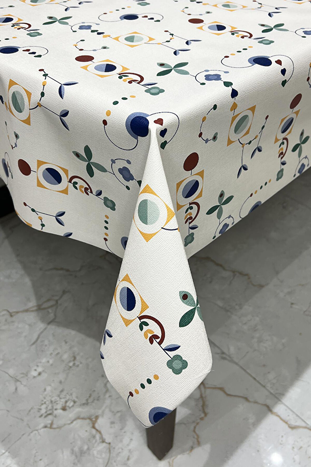 Pvc kaymaz elyaf tabanlı Silinebilir Muşamba Masa Örtüsü_211-A