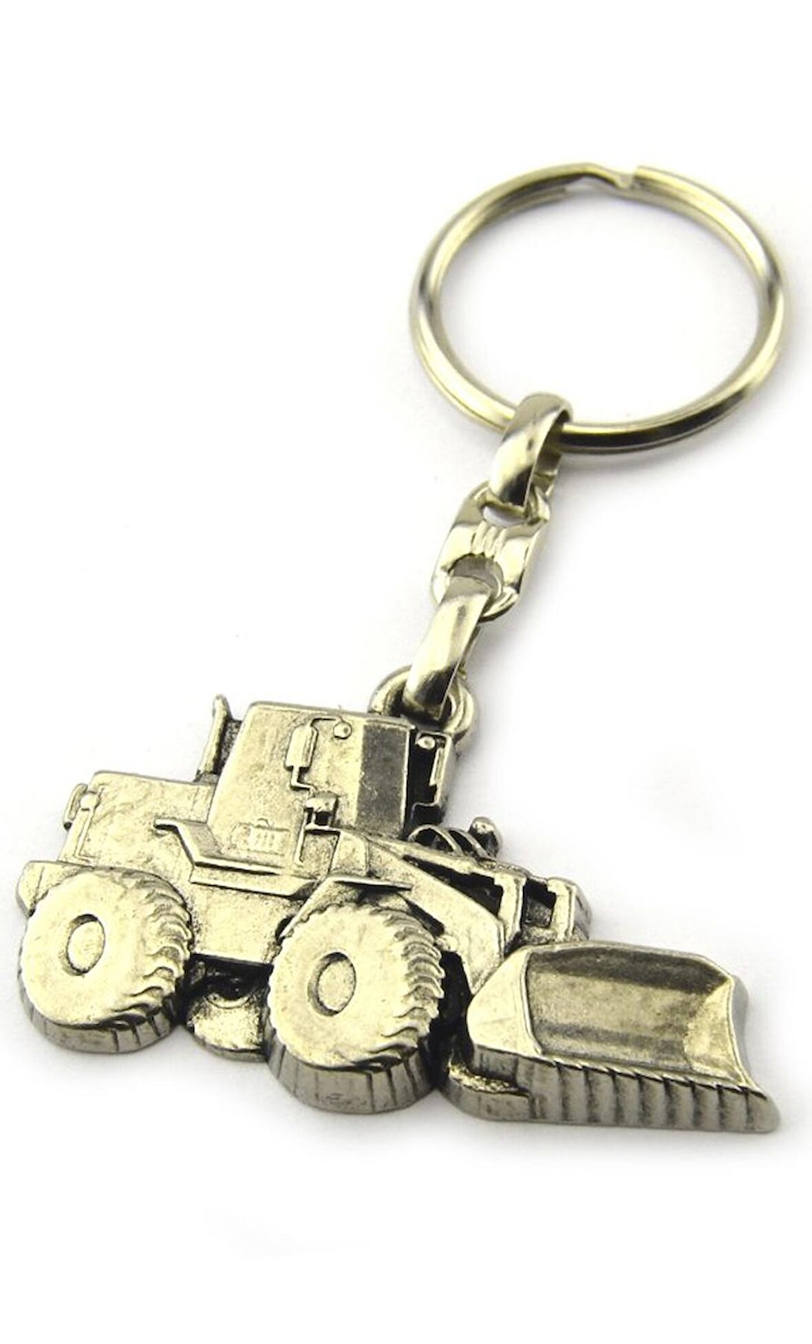 Buldozer Nikel Oksit Rölyef Araç Anahtarlık