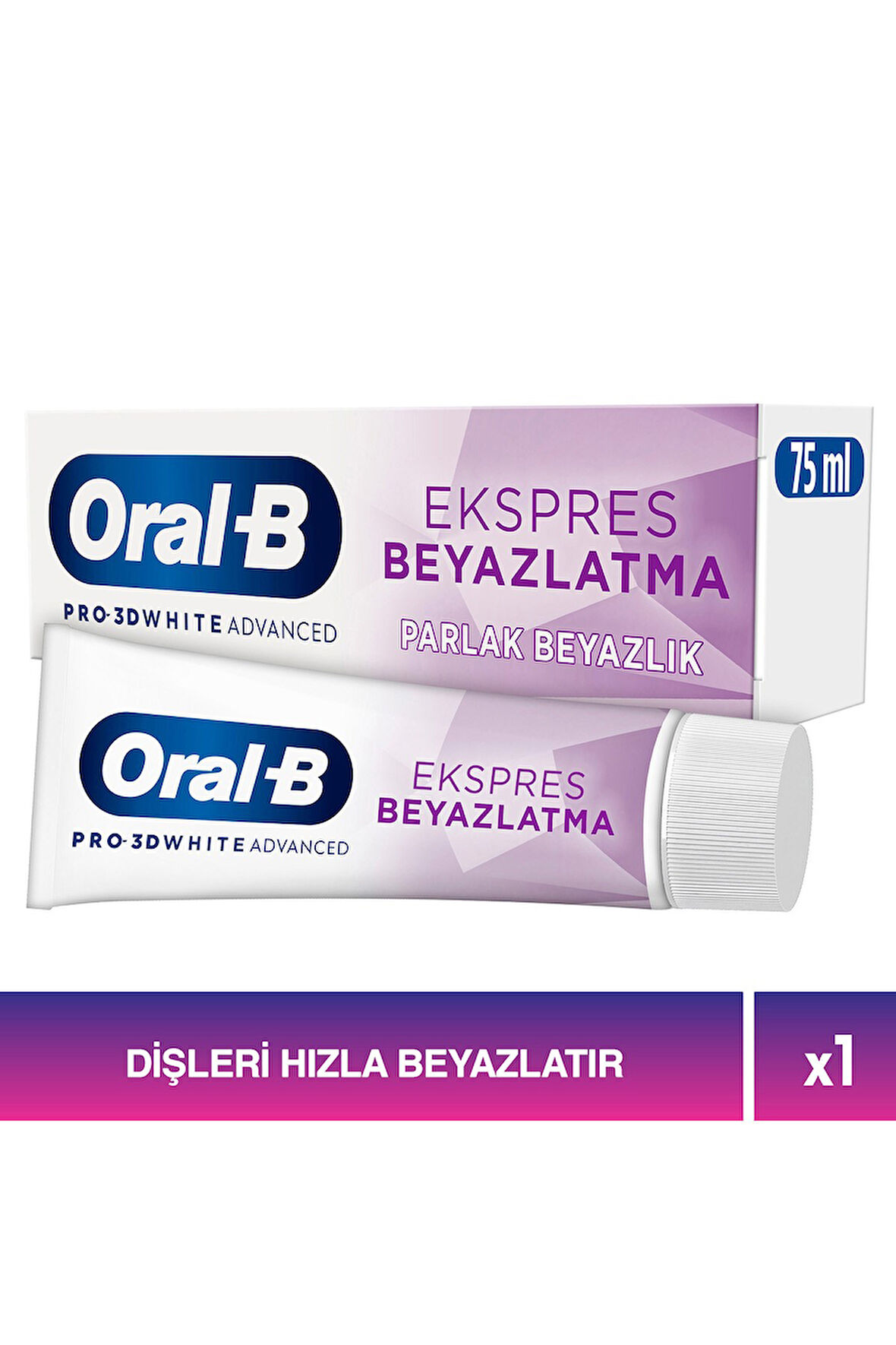 Oral -B Pro Ekspres Beyazlatma Parlak Beyazlık 75 ml