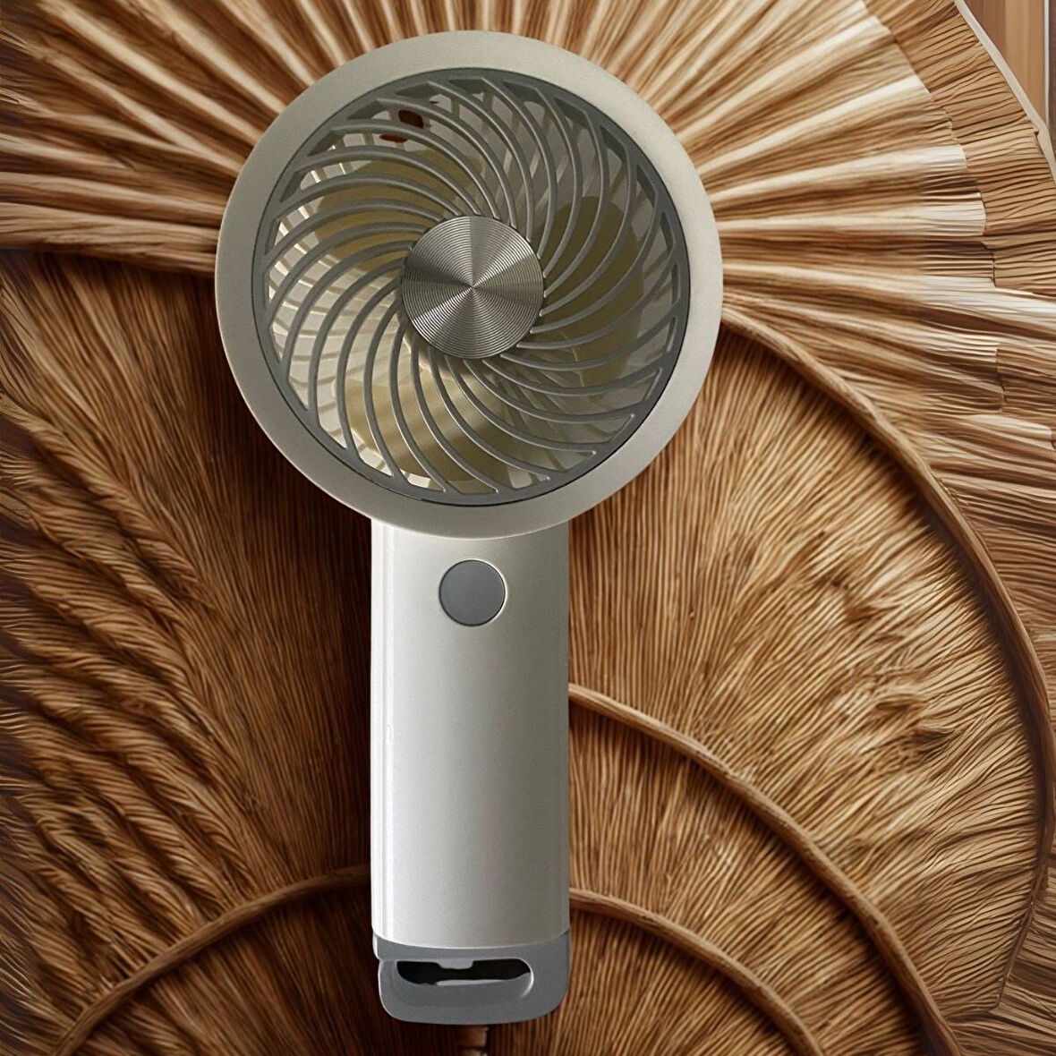 CT-STONES®  USB ile Şarj Olabilen 3 Ayarlı Fan Modlu Çanta Tipi El Fanı