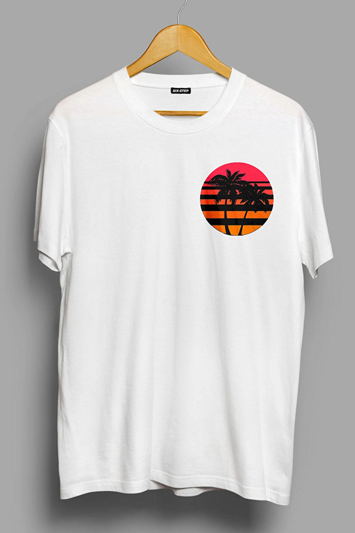 Sunset - Üniseks Oversize Dijital Baskılı T-shirt