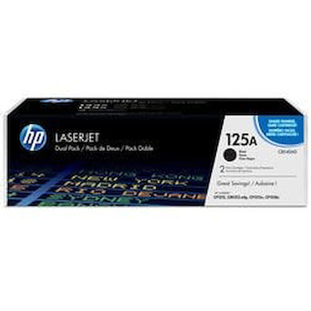 HP CB540AD (125A) Siyah Black 2li Paket Orjinal Toner LaserJet CP1215