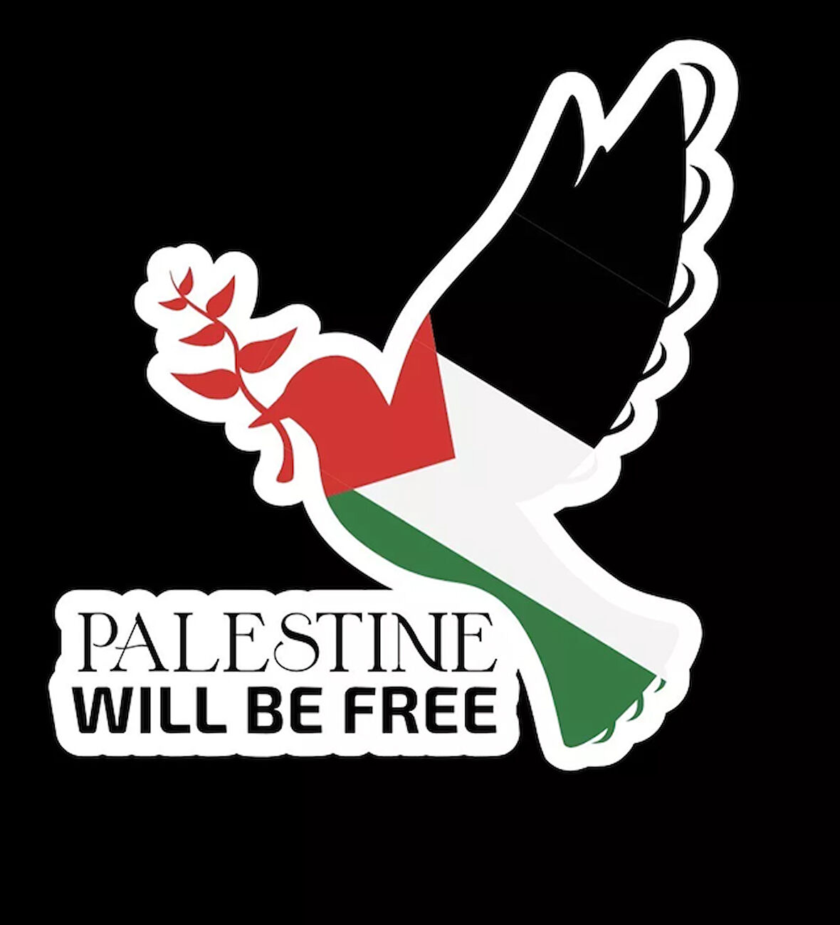 Free Palestine Sticker Decals Gaza Sticker Araba 19CM