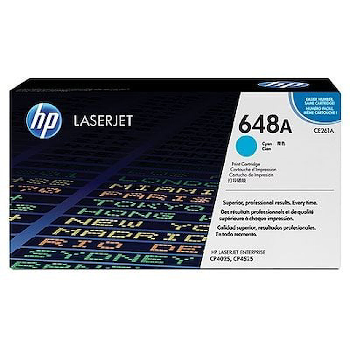 HP CE261A (648A) Mavi Cyan Orjinal Toner - CP4525dn / CP4525n KUTU HASARLI