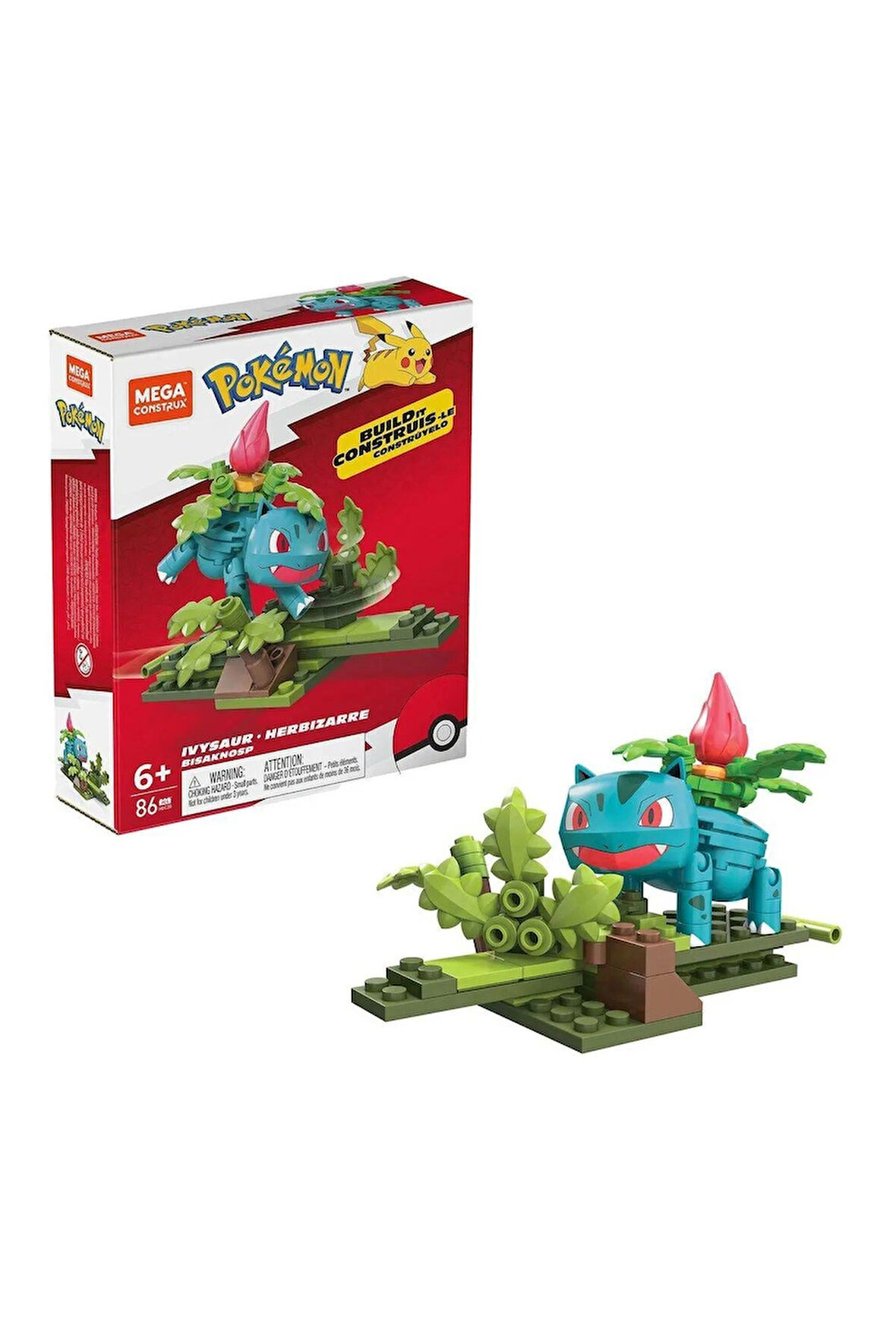 HDL84 Pokemon 86 Parça Yapı Blokları Mega Oyuncak