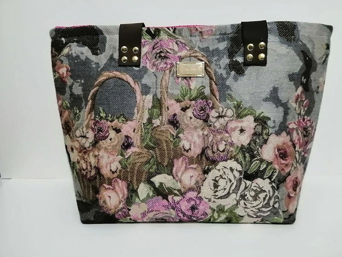 ROSE DOKUMA BAG (SADECE 1 ADET ÜRETİLMİŞTİR)