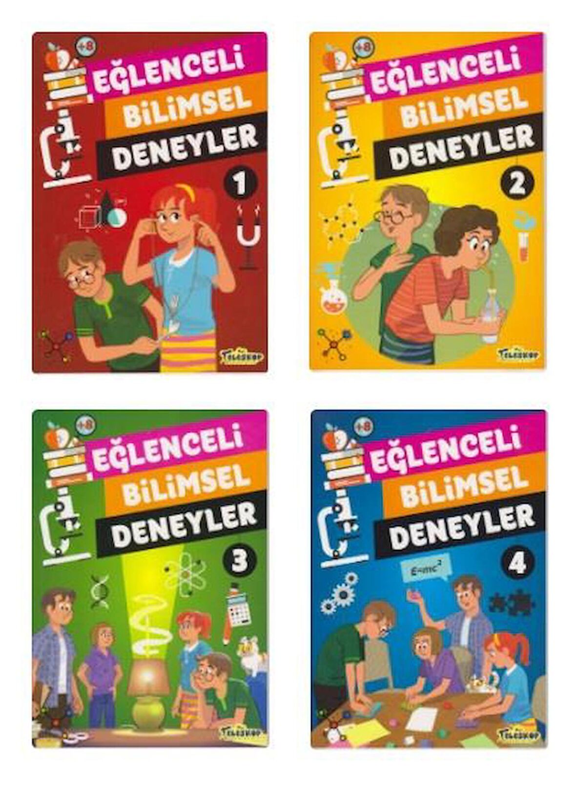 Eğlenceli Bilimsel Deneyler 4 Kitap Set