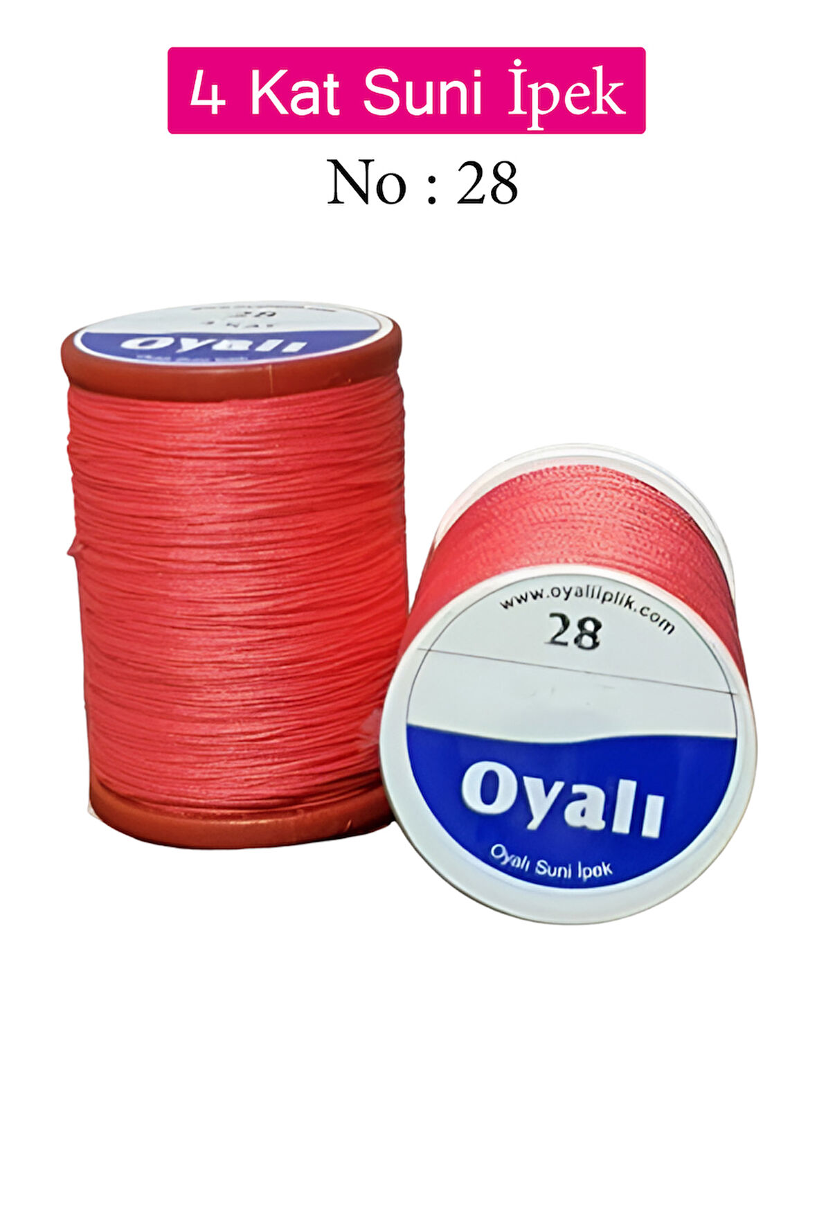 Oyalı 4 Kat Suni İpek İplik İğne Oyası Boncuk İpi Tığ Oyası No:28