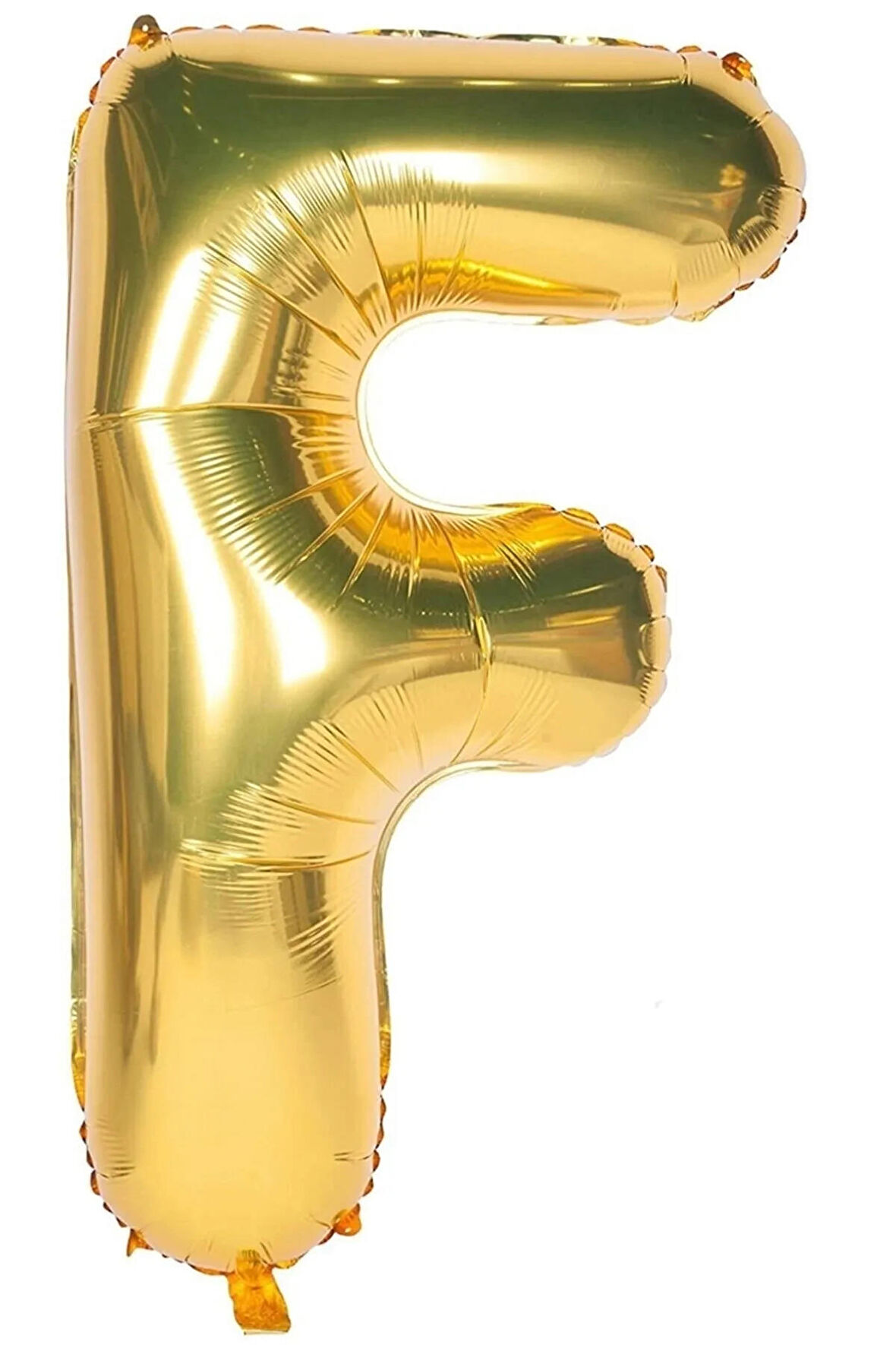 Folyo F Harfi Balon 100 Cm Gold Altın Büyük Boy 40inc Folyo Balon