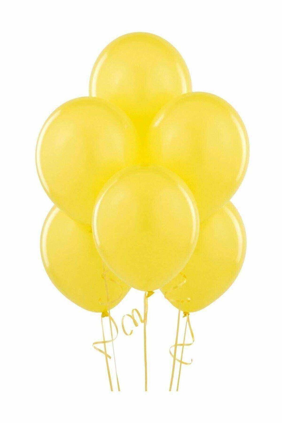 Metalik Sarı Balon 40 Adet 12 İnc Lateks Balon