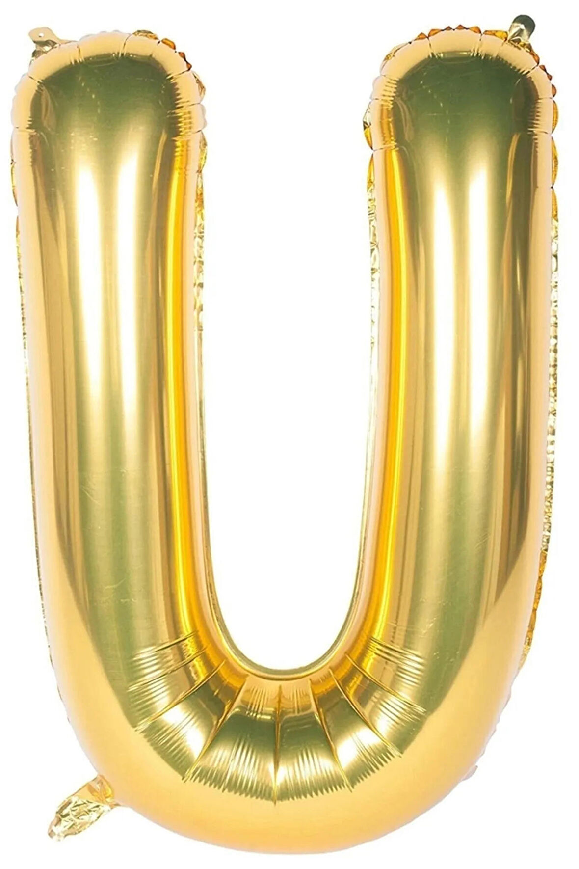 Folyo U Harfi Balon 100 Cm Gold Altın Büyük Boy 40inc Folyo Balon