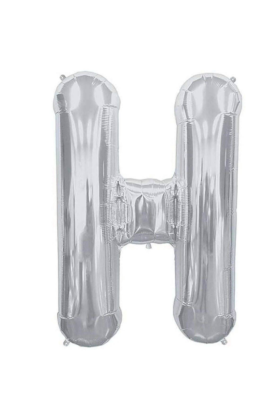 Folyo H Harfi Balon 100 Cm Gümüş Gri Büyük Boy 40inc Folyo Balon