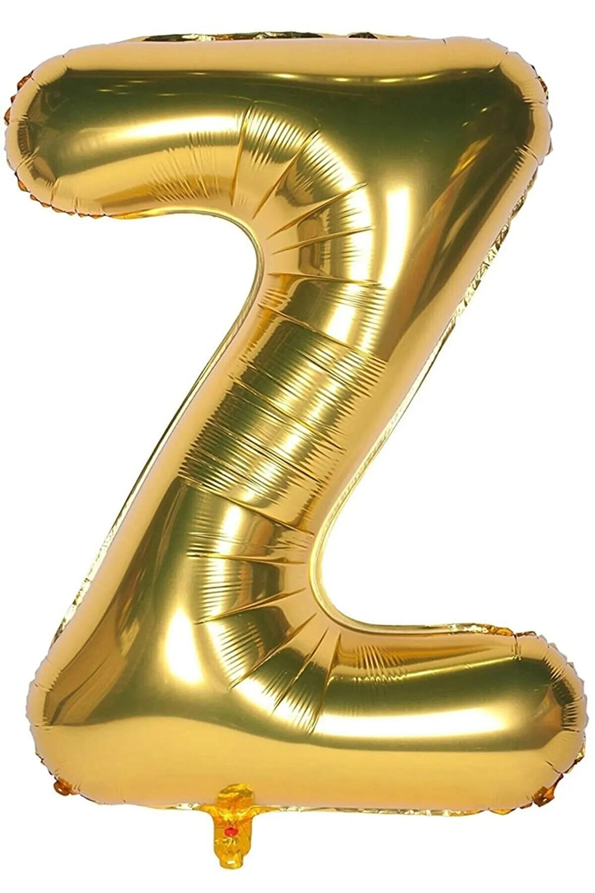 Folyo Z Harfi Balon 100 Cm Gold Altın Büyük Boy 40inc Folyo Balon