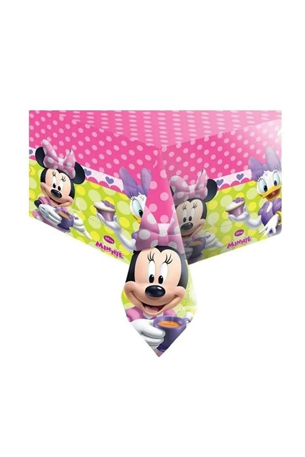 Minnie Mouse Masa Örtüsü 120 X 180 Cm Doğum Günü Partisi