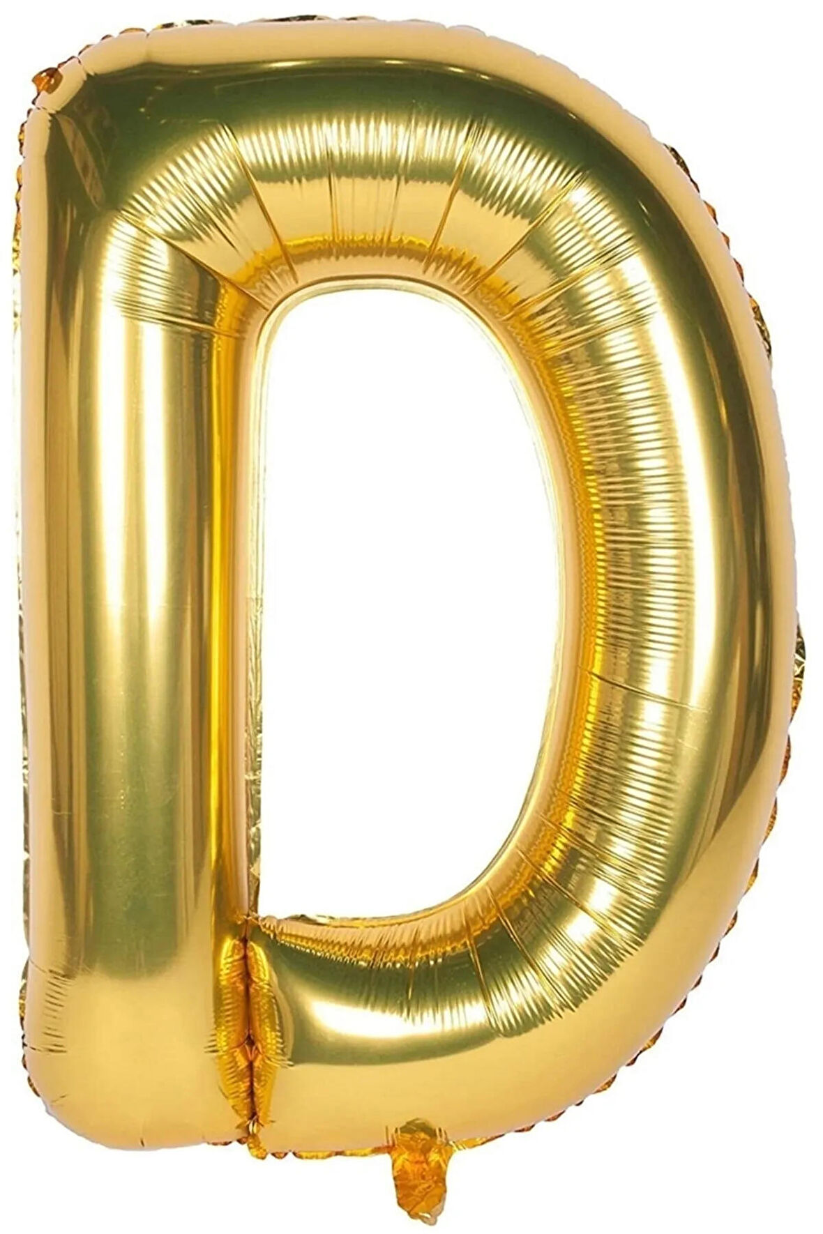 Folyo D Harfi Balon 100 Cm Gold Altın Büyük Boy 40inc Folyo Balon