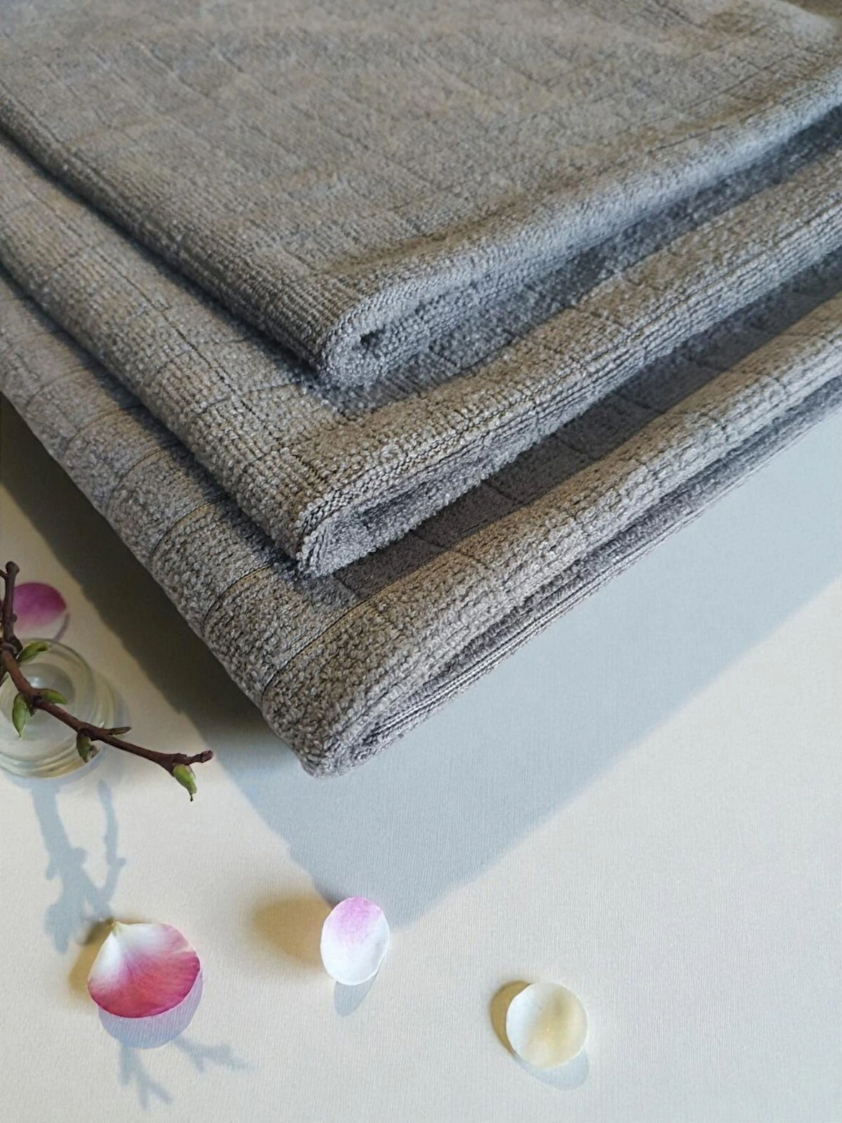 3'lü Eko Havlu Seti - Mikrofiber Süper Emici Çok Amaçlı Bez 40x40 cm.