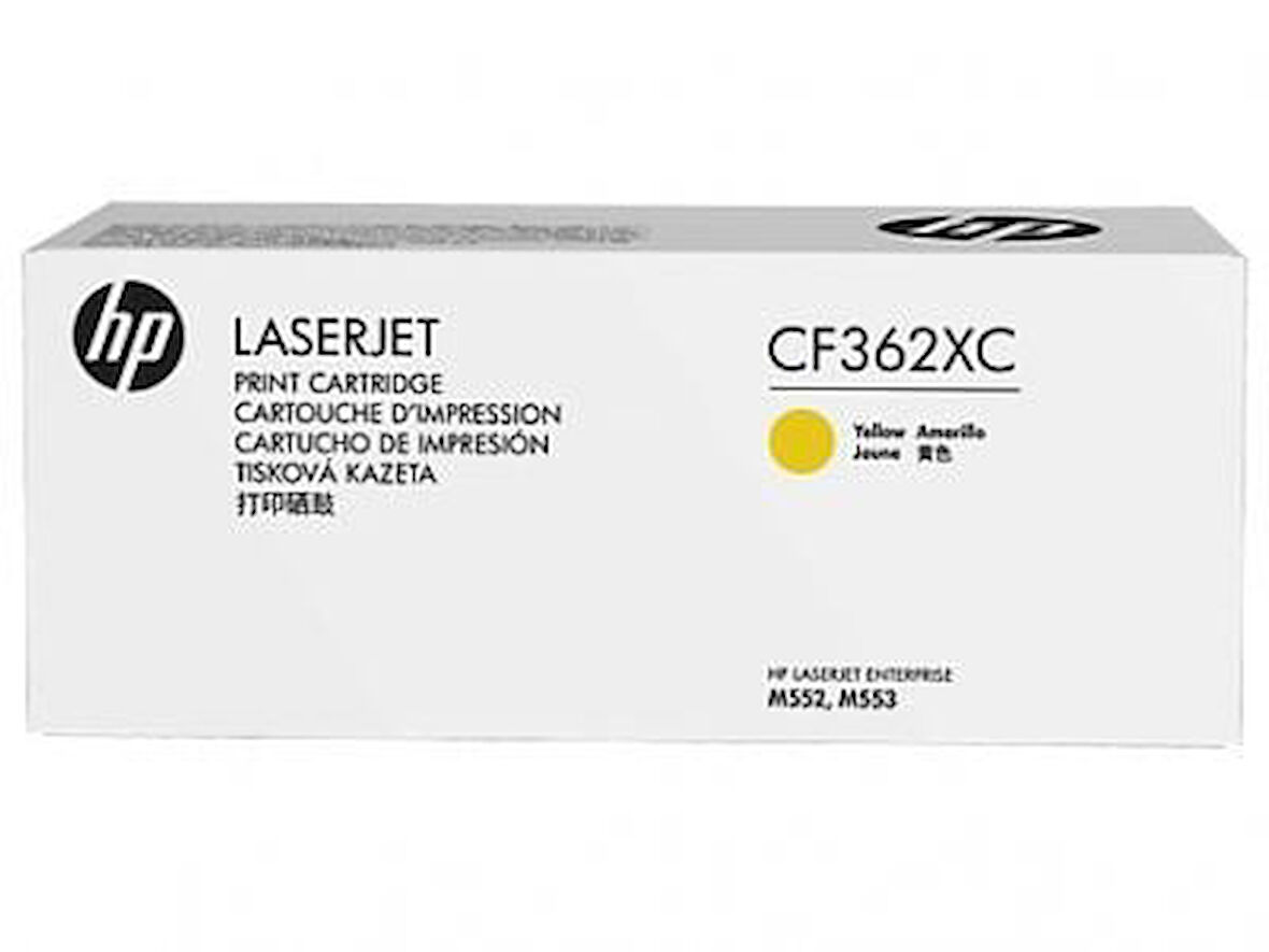 HP CF362XC (508X) Sarı Yellow Orjinal Toner M552 / M553