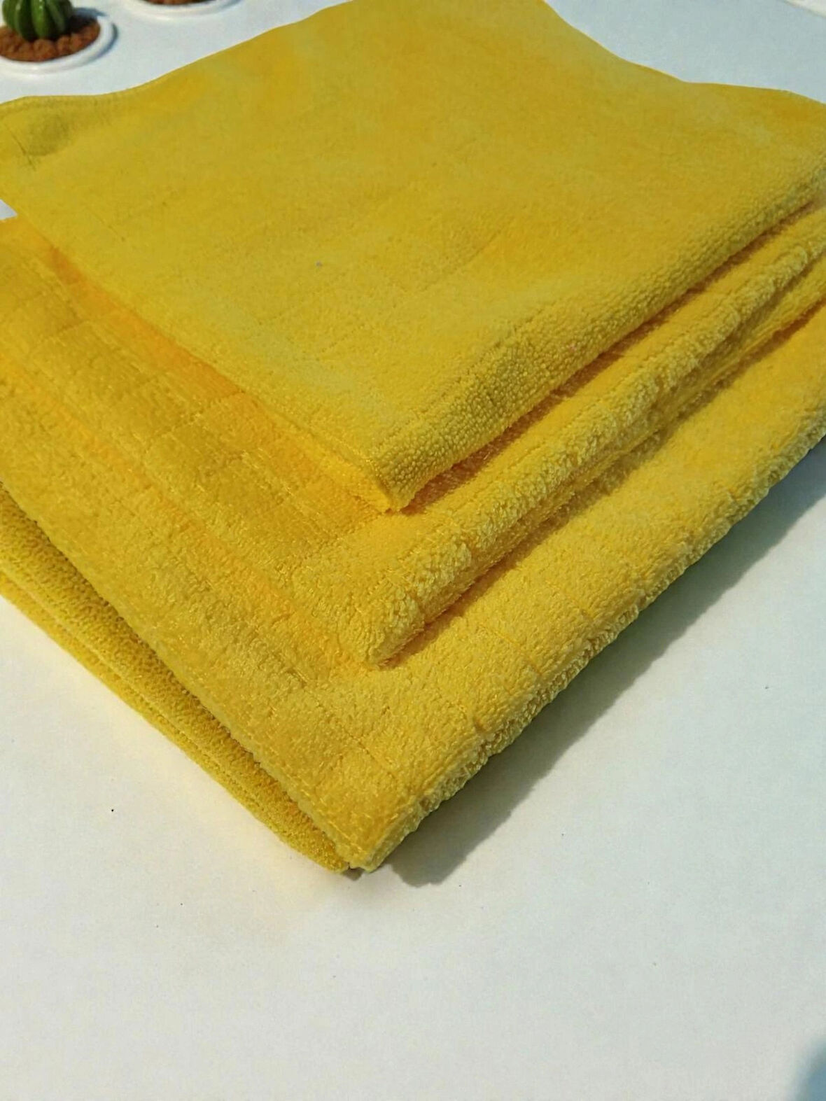 3'lü Eko Havlu Seti - Mikrofiber Süper Emici Çok Amaçlı Bez 40x40 cm.