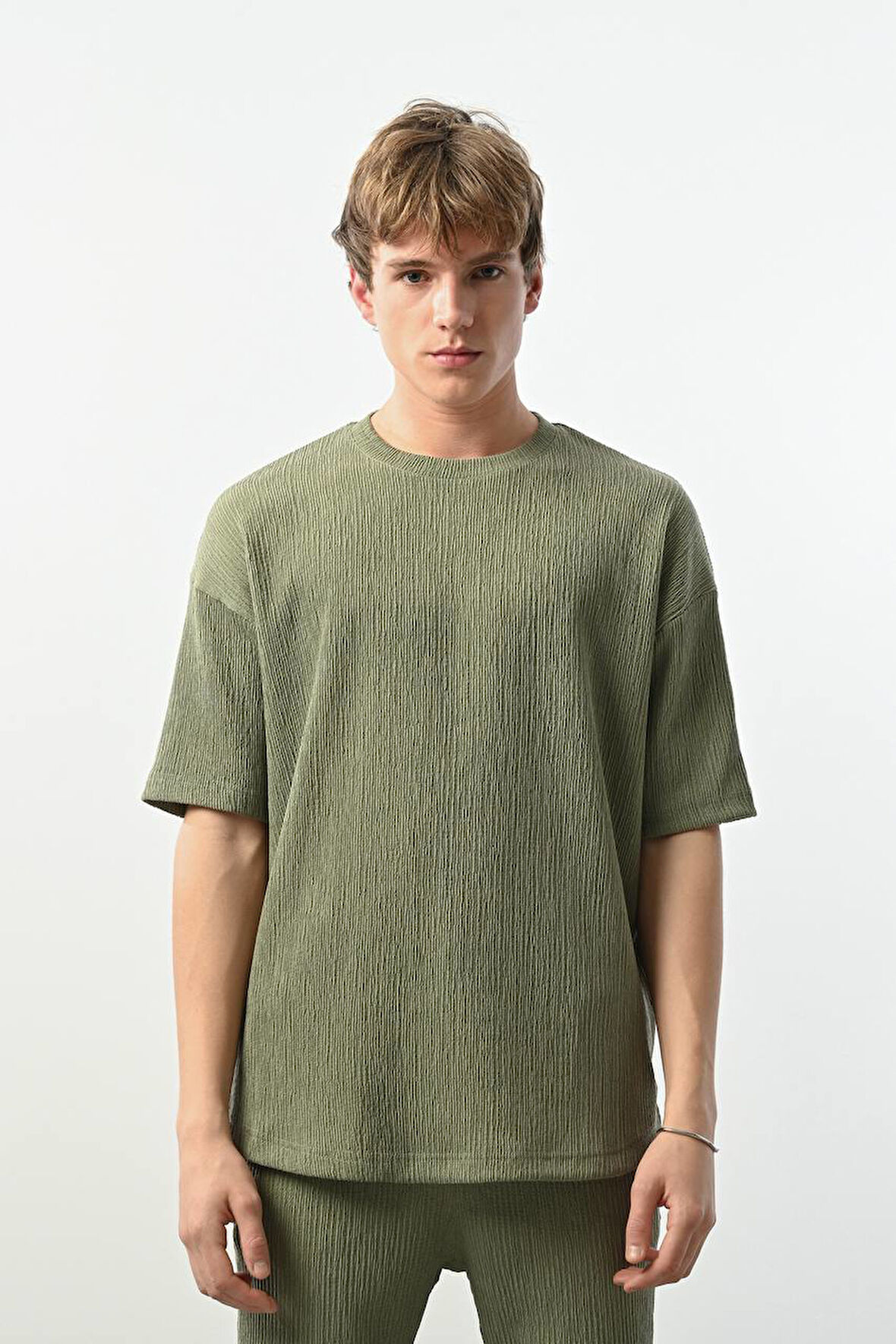 Erkek Krinkıl Oversize T-Shirt