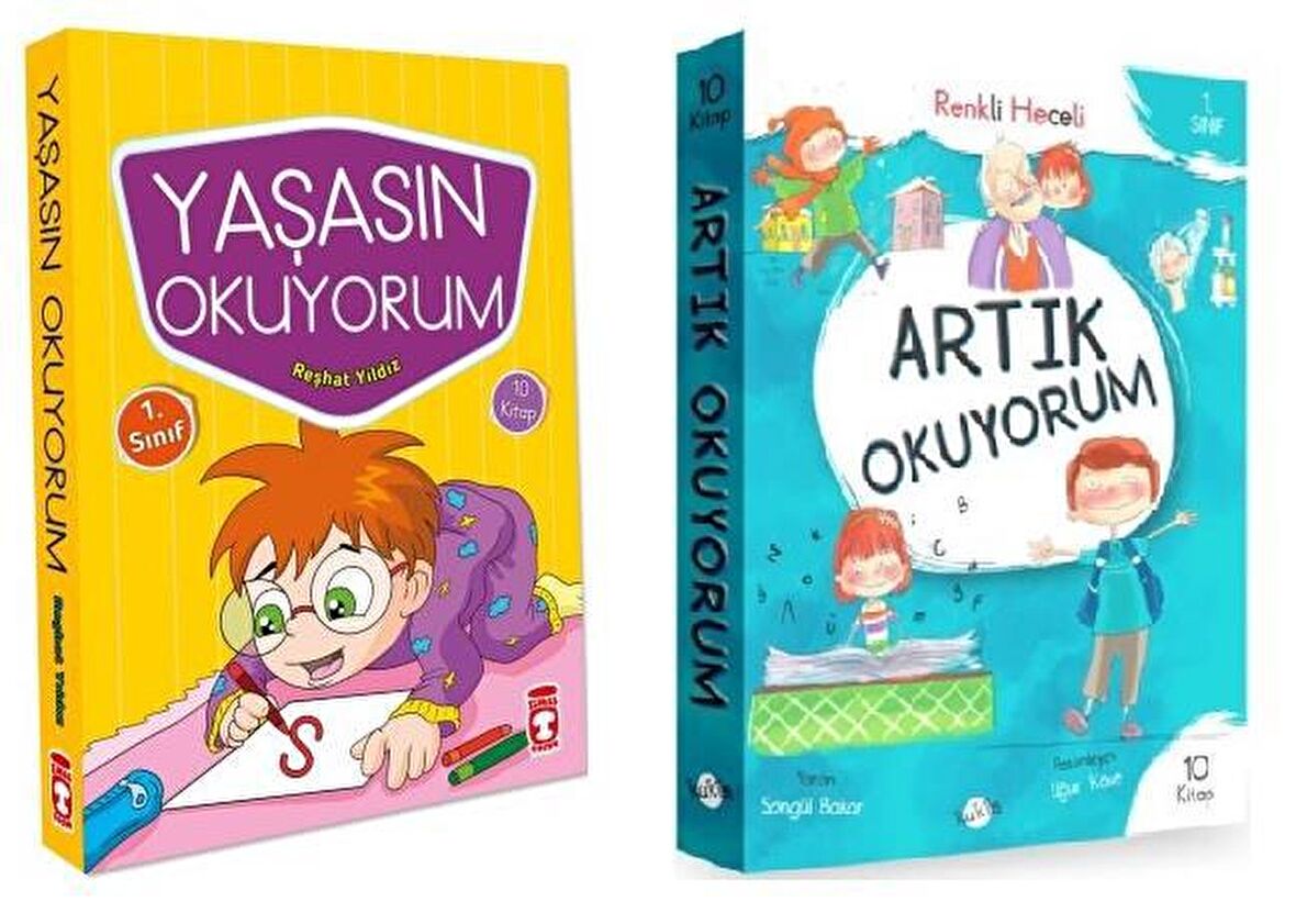 1.Sınıf Yaşasın Okuyorum + Artık Okuyorum Hikaye Seti 20 Kitap