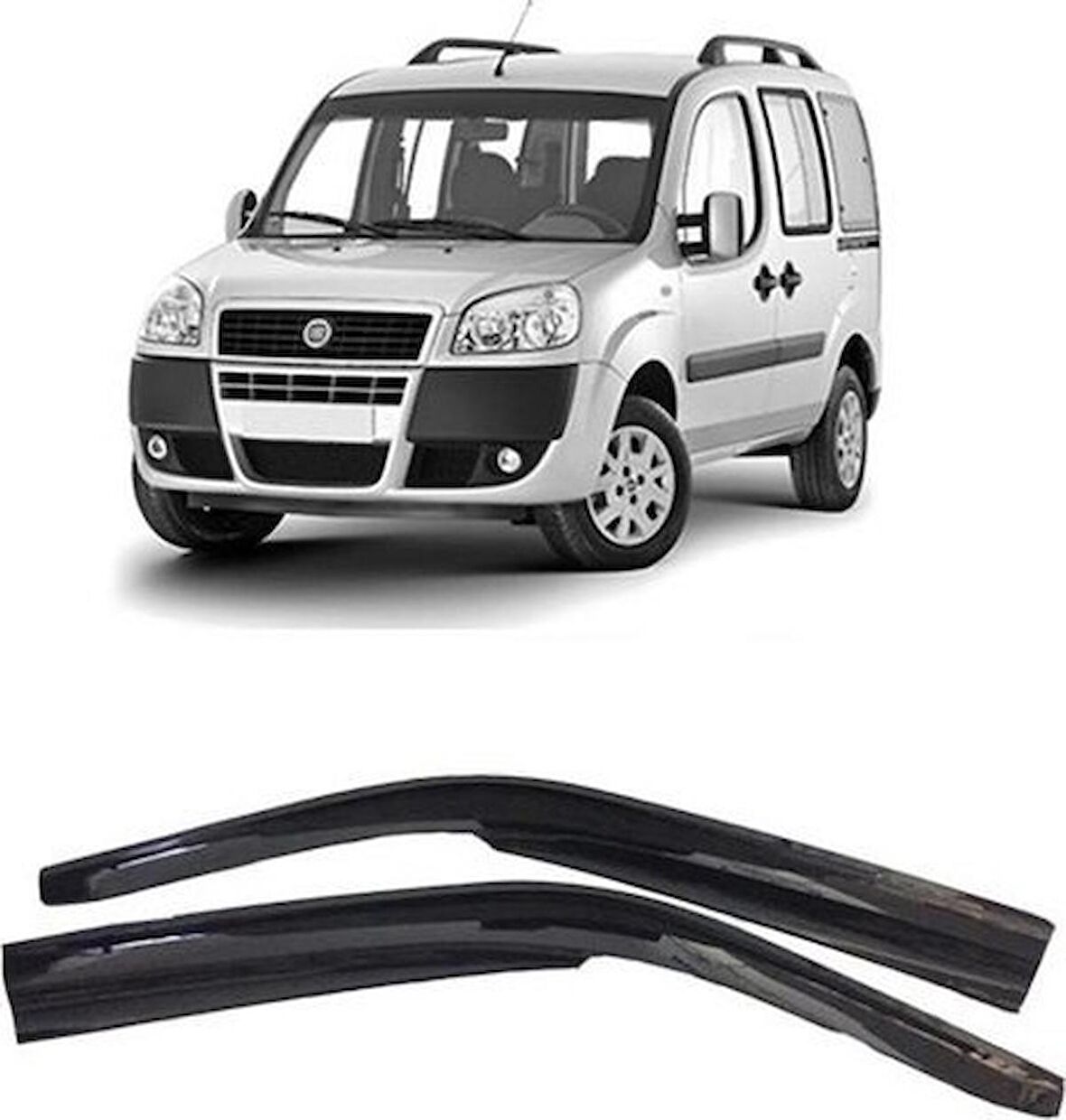 Balp Fiat Doblo 1 Cam Rüzgarlığı 2'li 2001 2009 Arası
