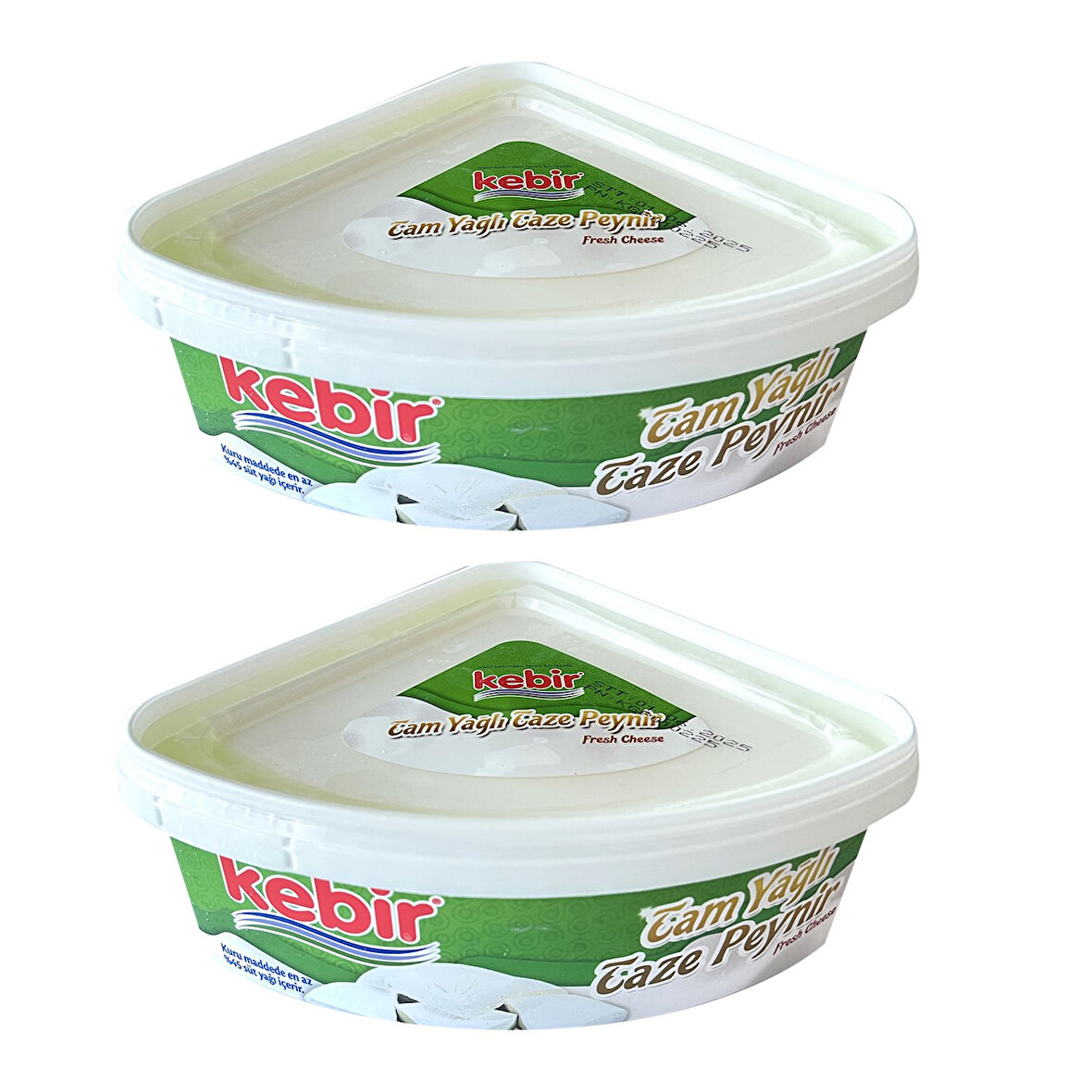 Kebir Tam Yağlı Taze Peynir 500 gr (Köy Peyniri) x 2 Adet 