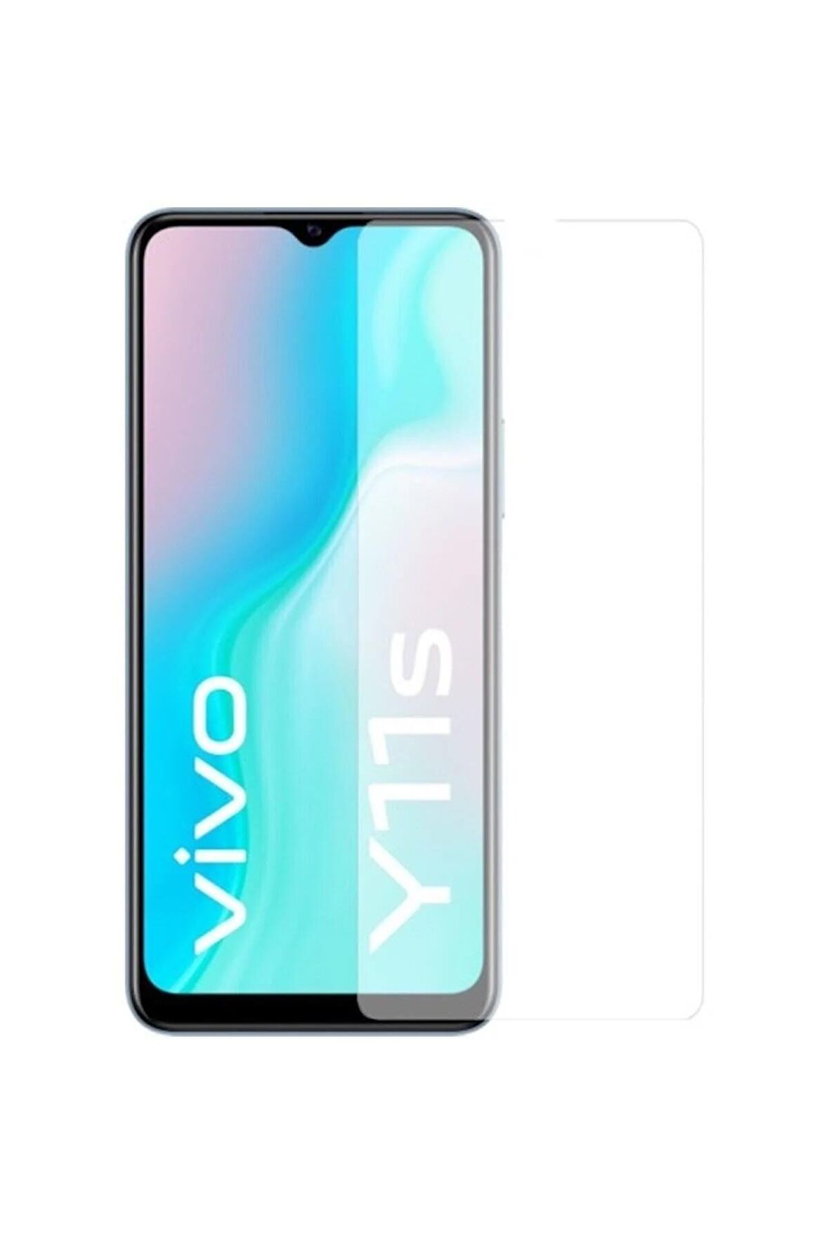Vivo Y11s Ile Uyumlu Ekran Koruyucu Şeffaf Temperli Kırılmaz Cam Ekran Koruyucu