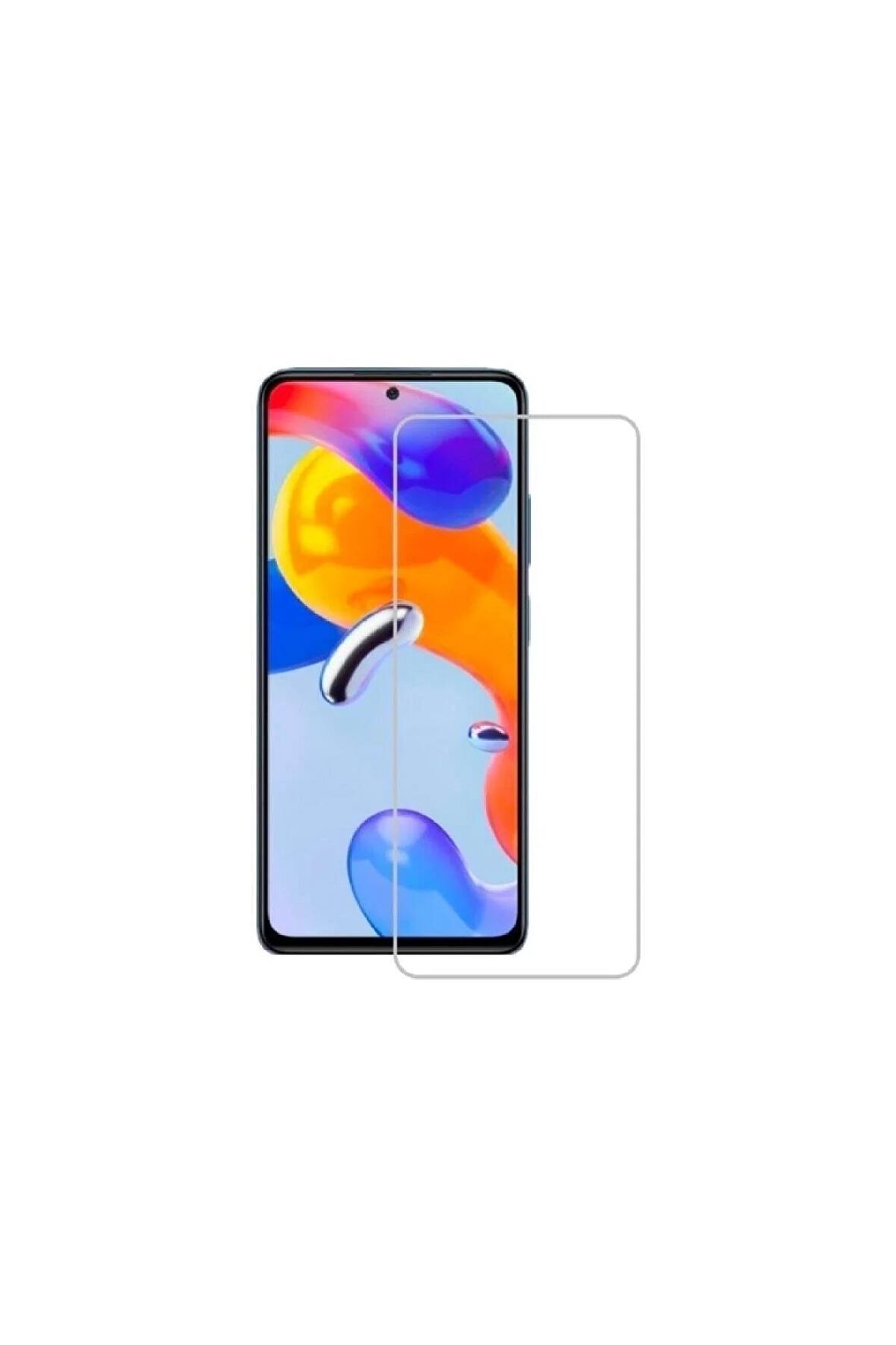Xiaomi Redmi Note 11e Ile Uyumlu Ekran Koruyucu Şeffaf Temperli Kırılmaz Cam Ekran Koruyucu
