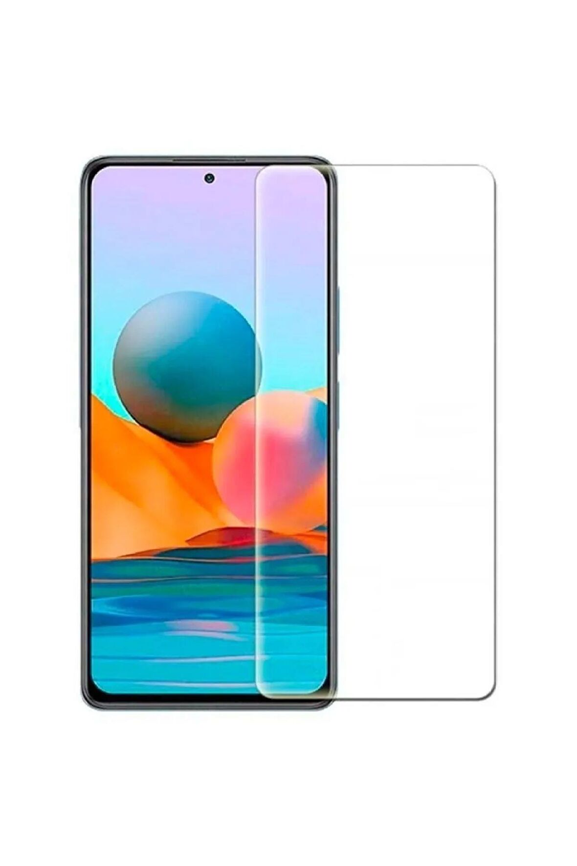 Xiaomi Redmi Note 10 Ile Uyumlu Ekran Koruyucu Şeffaf Temperli Kırılmaz Cam Ekran Koruyucu