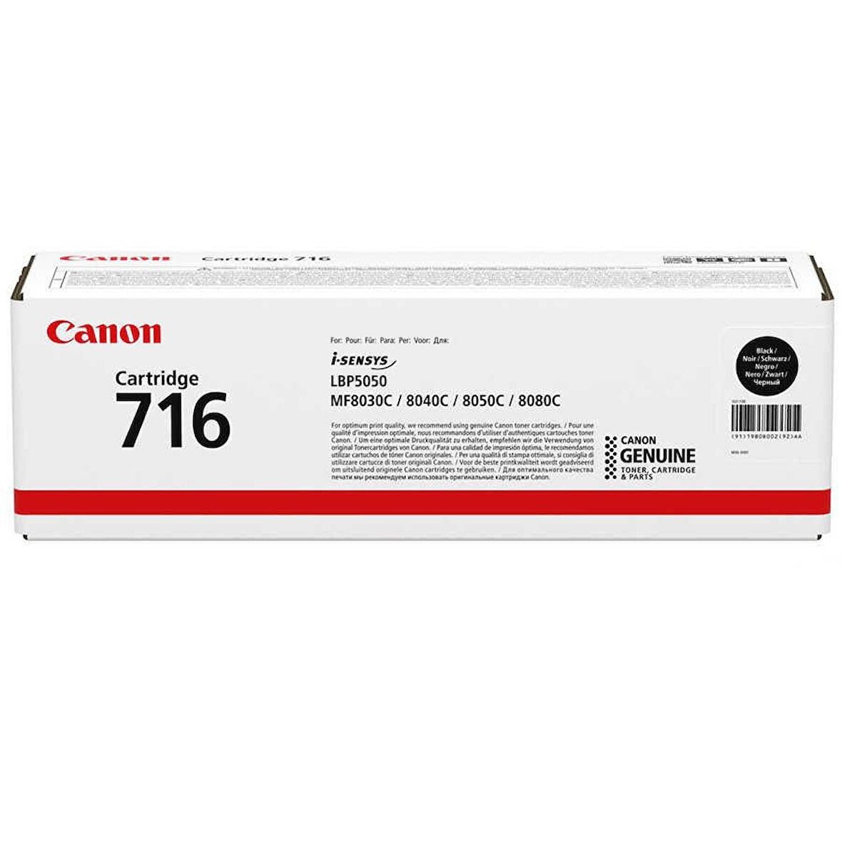 Canon CRG-716/1980B002 Siyah Orijinal Toner