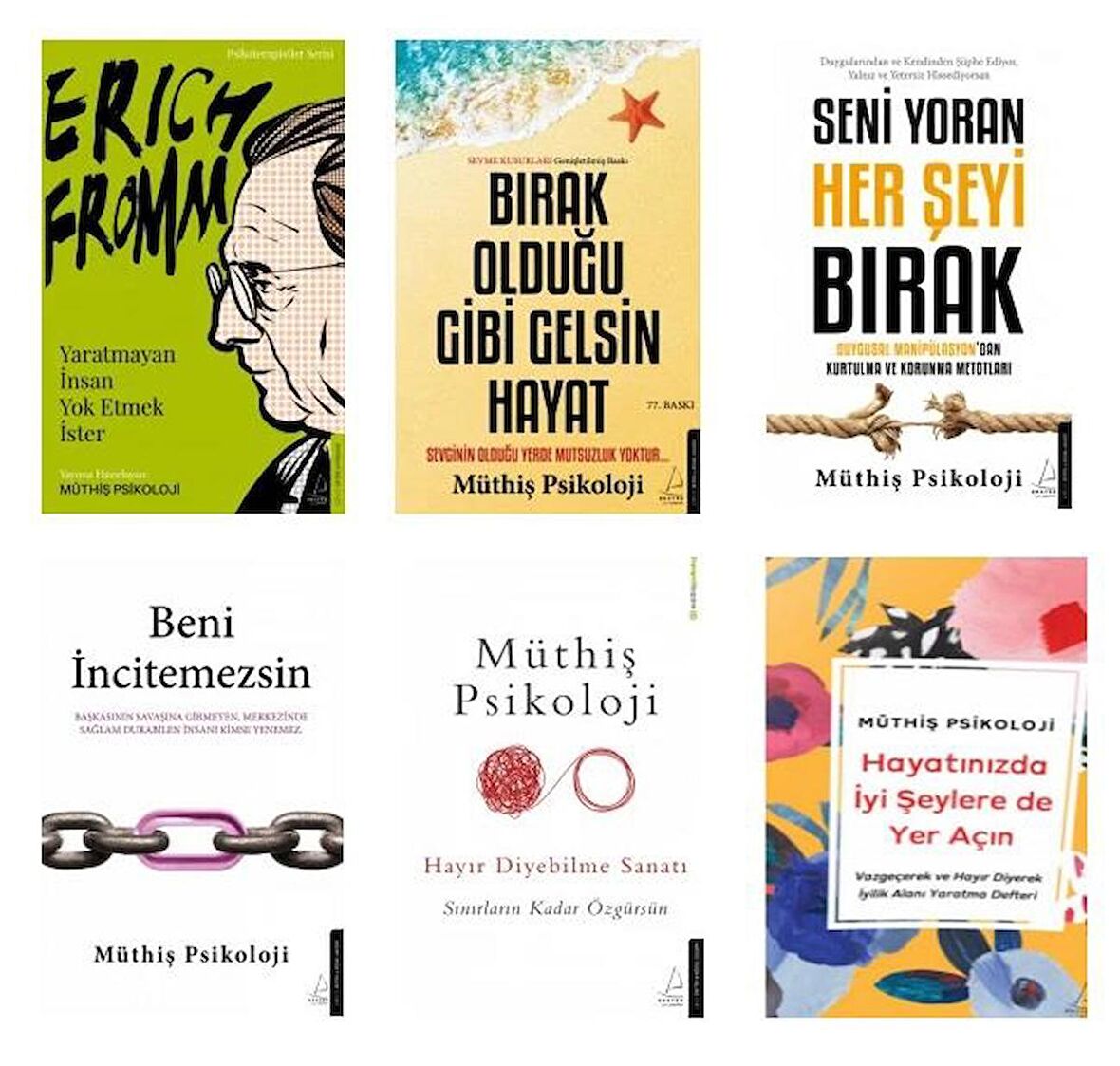 Müthiş Psikoloji Seti (5 Kitap + 1 Ajanda)