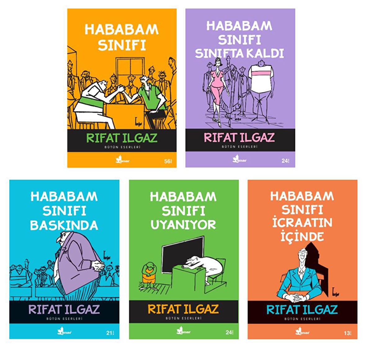 Rıfat Ilgaz Seti Hababam Sınıfı Seti 5 Kitap