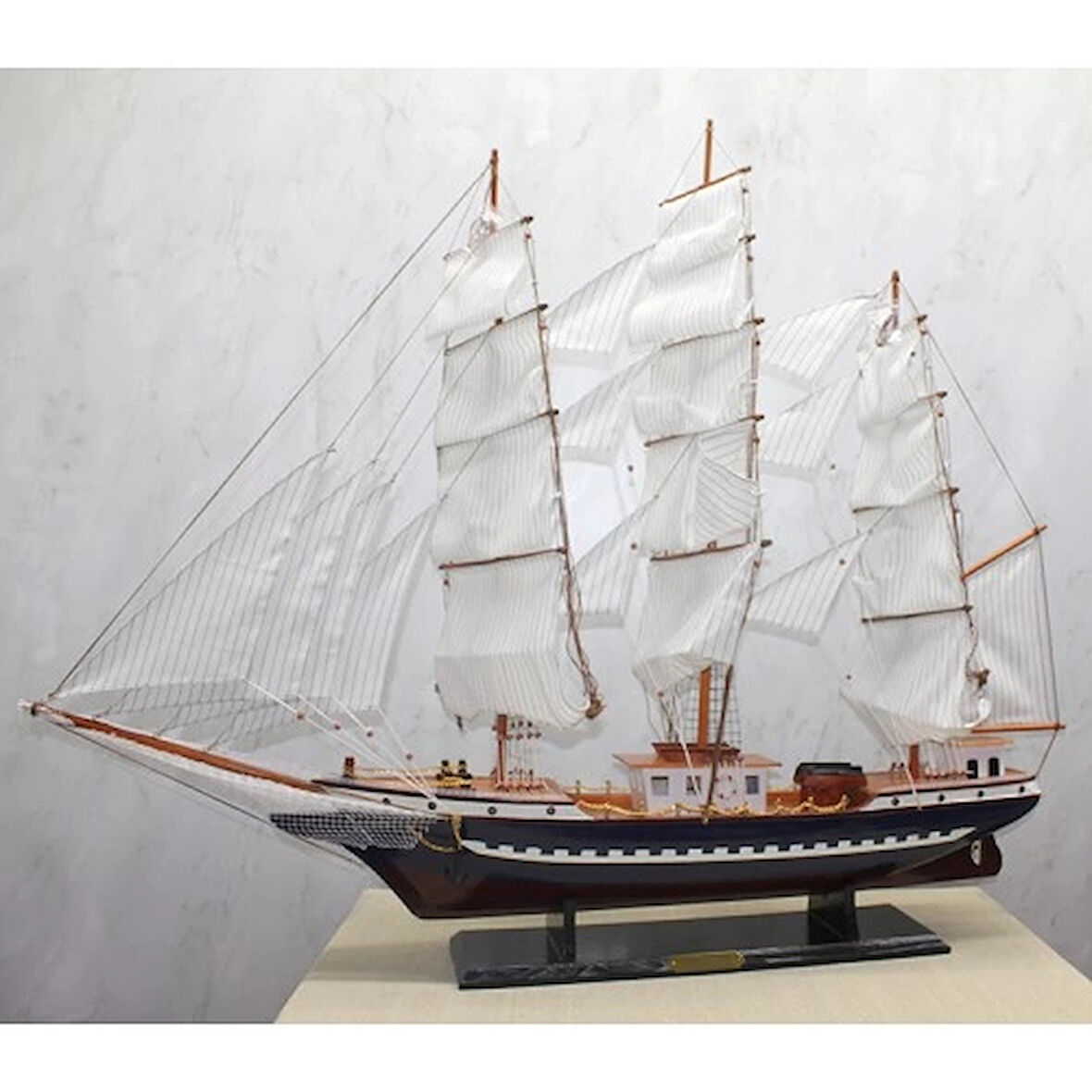 Ahşap Yelken Gemi Model 4