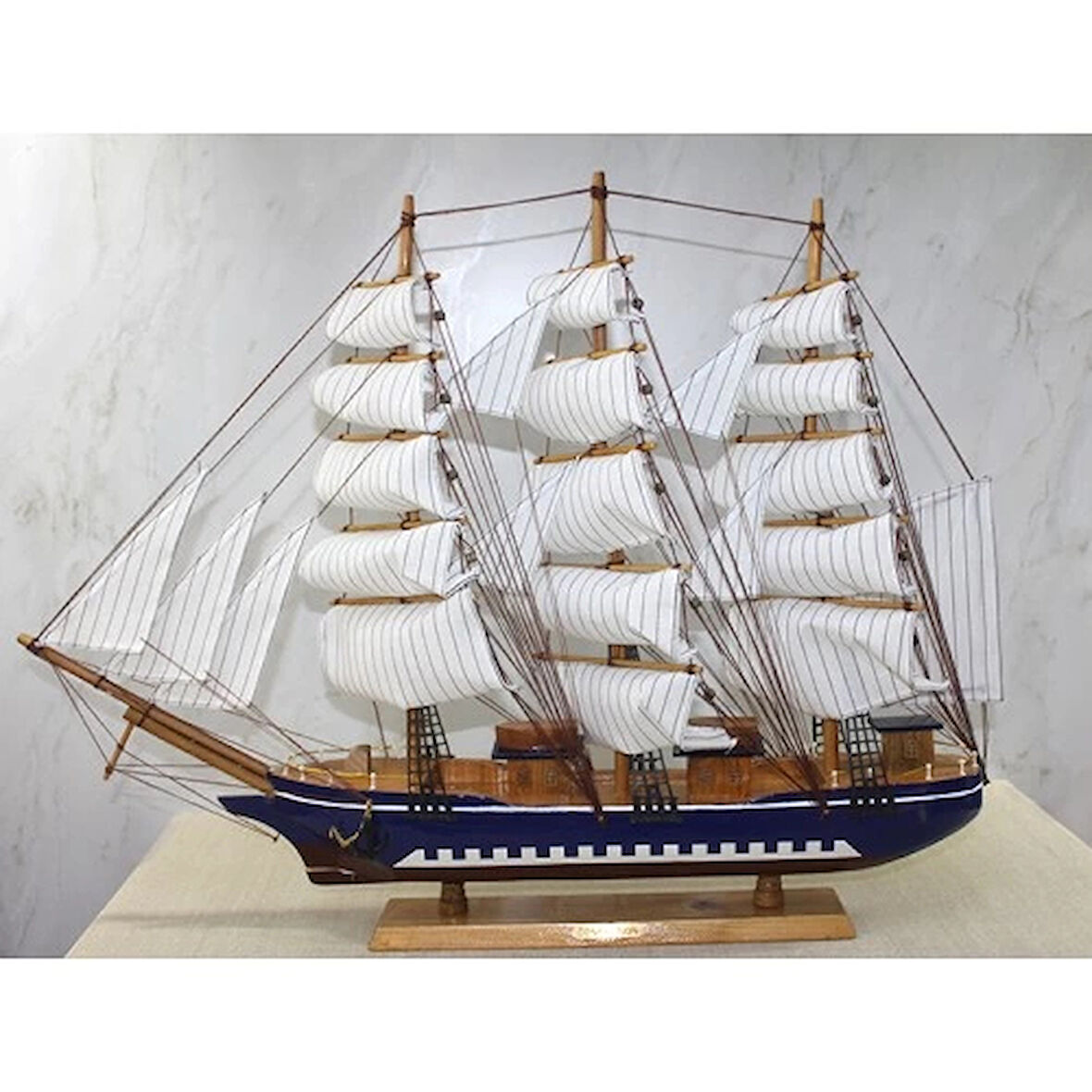 Ahşap Yelken Gemi Model 1