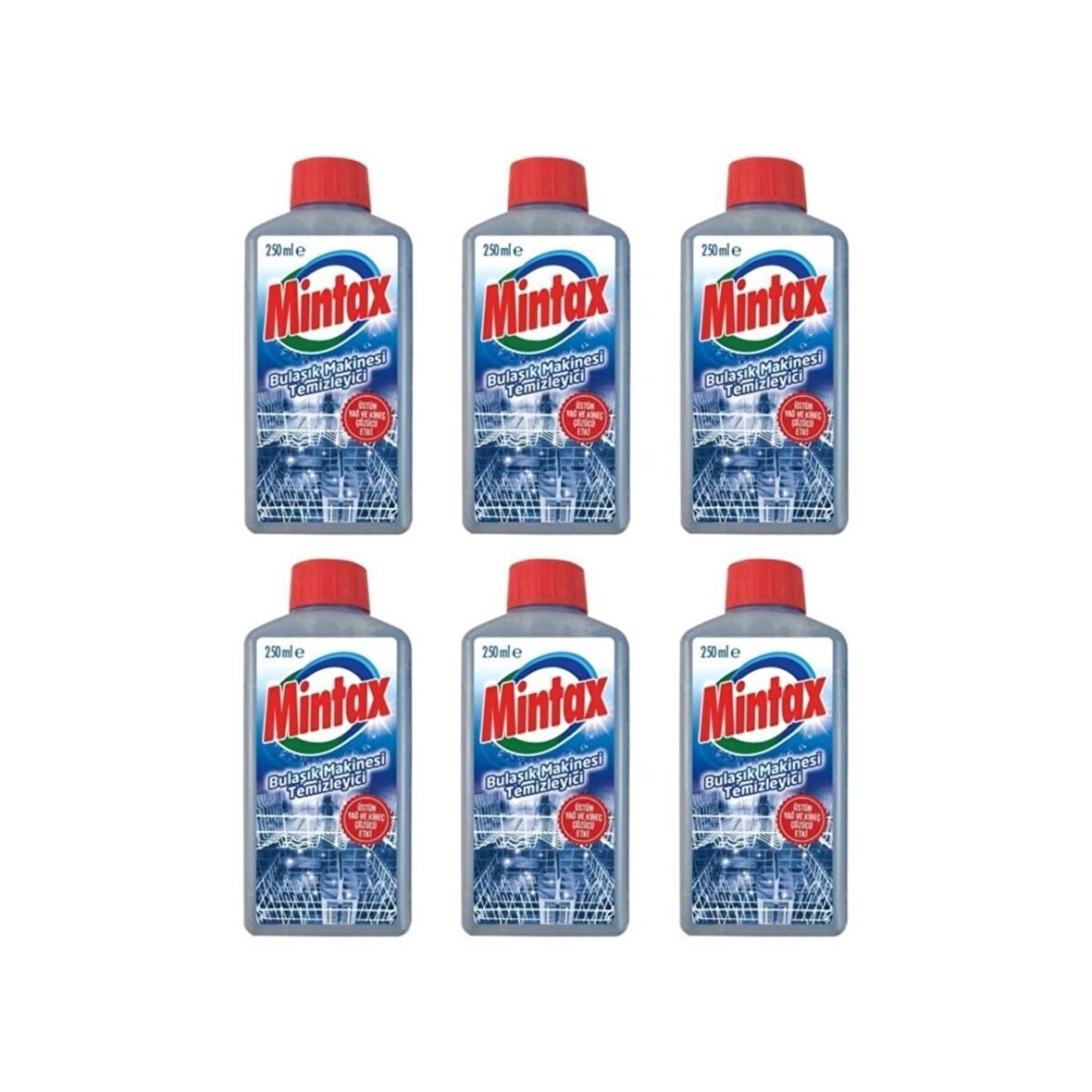 Mintax Bulaşık Makinesi Temizleyici 250 ml X6