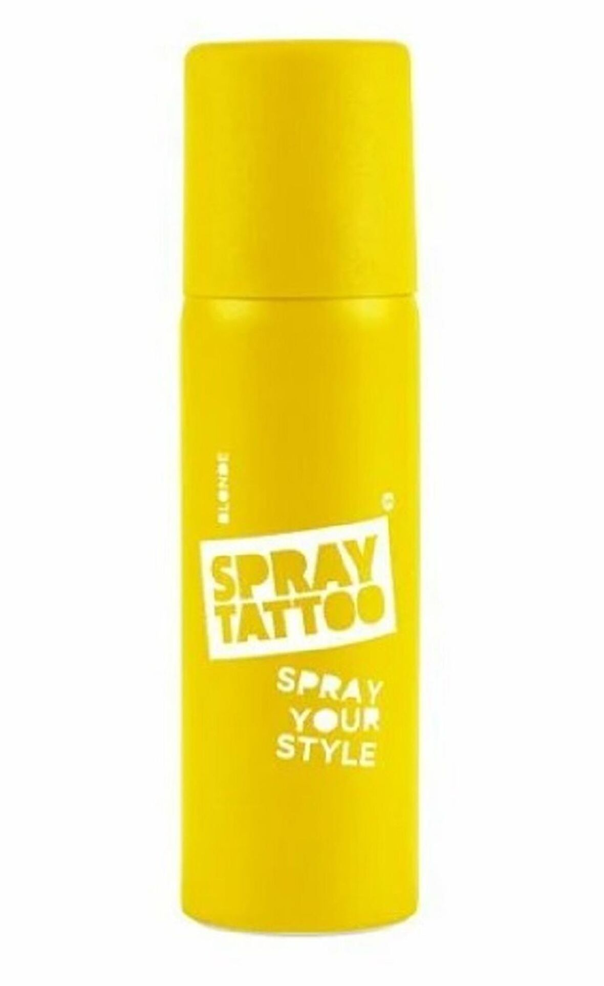 Spray Tattoo Sarı Geçici Sprey Dövme Şablon hediyeli