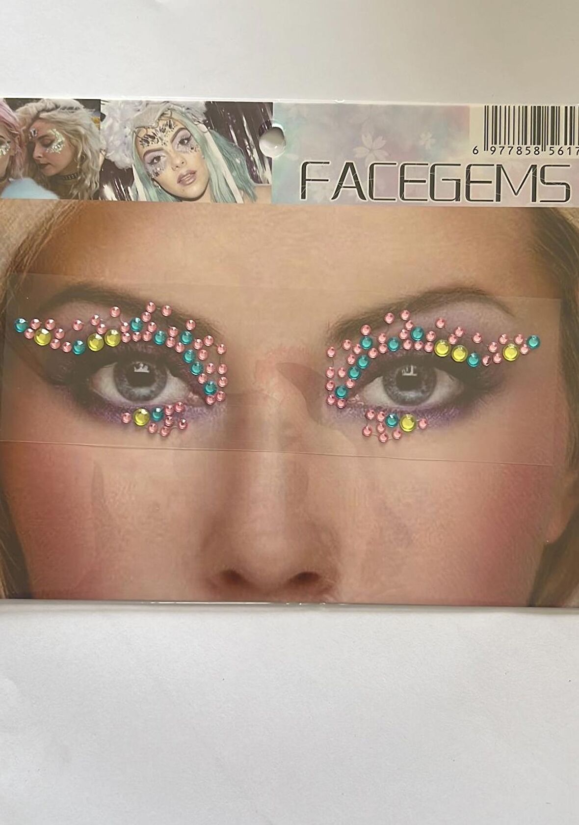 Face Gems Yüz Süsleme Taşı Vücut Kristali Model 26